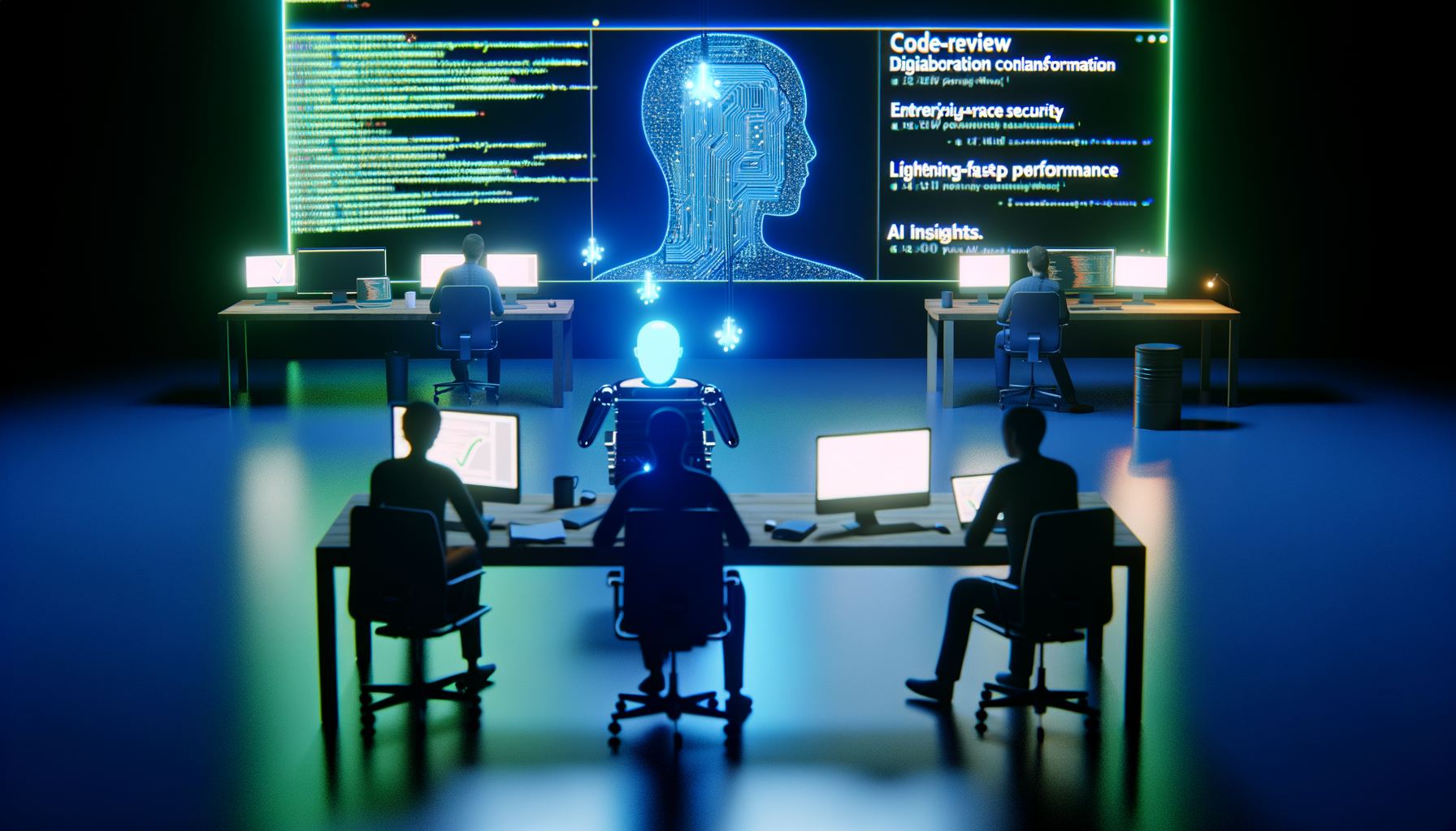 Developers discussing AI-driven personalization.