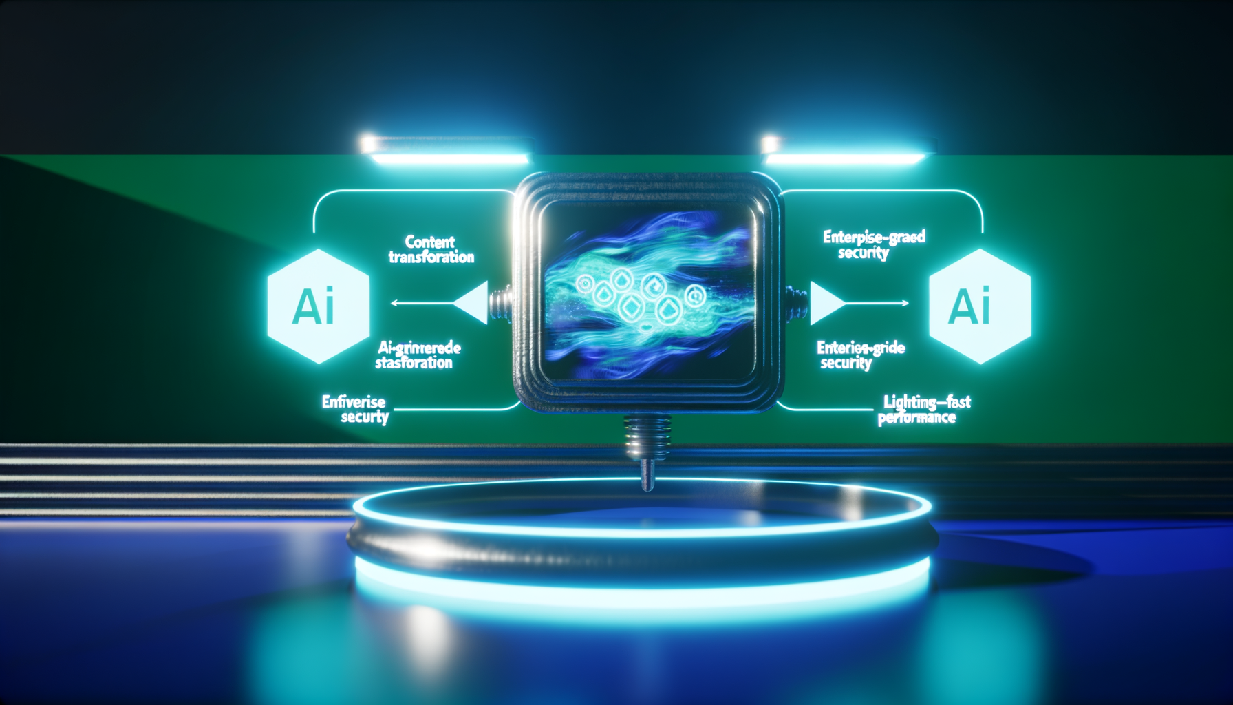 AI content workflow diagram