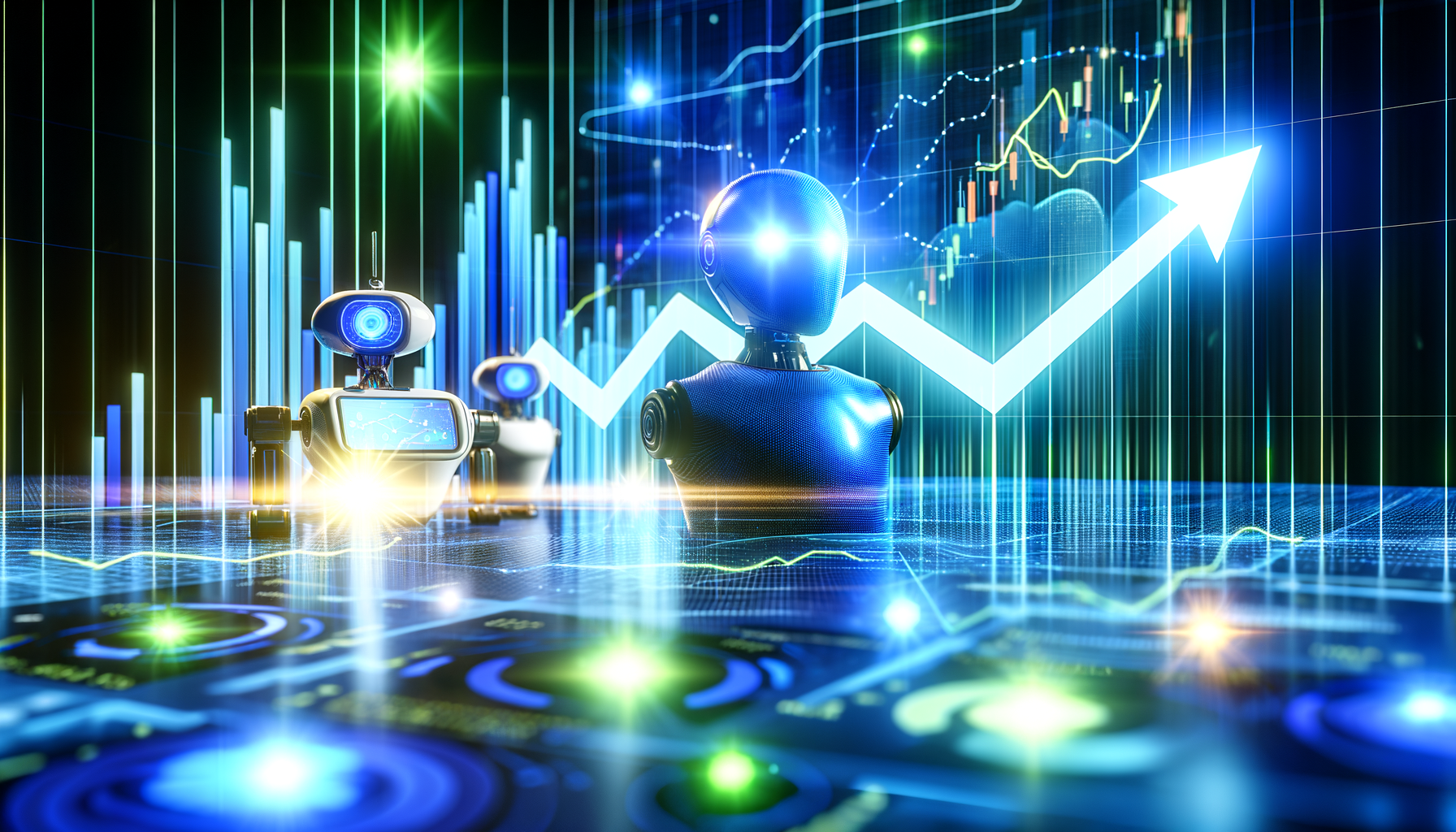 Graph depicting AI-driven sales growth