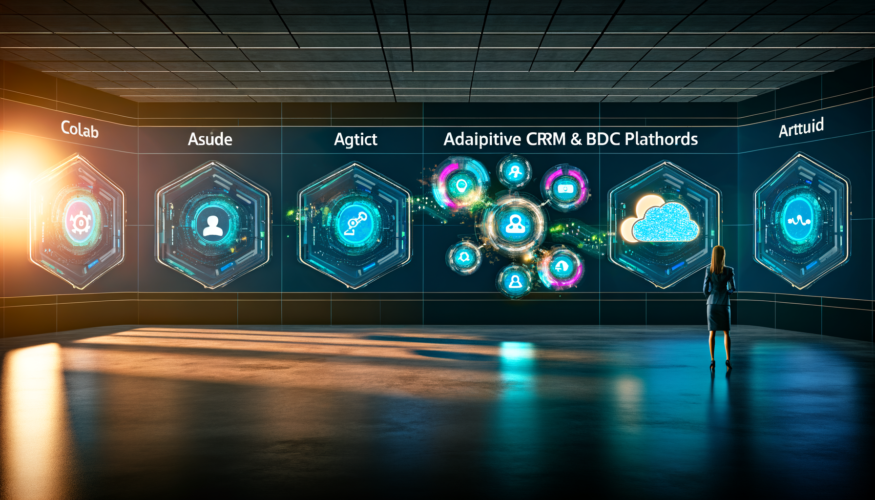 Adaptive CRM technology dashboard