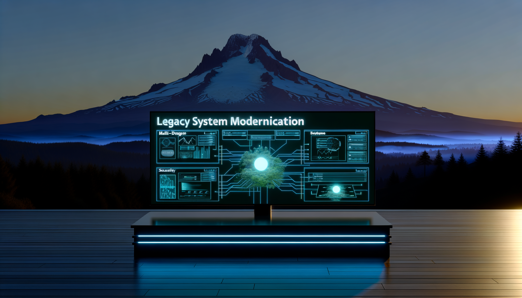 Cover for Revamp Legacy Systems: Metamorphosis with AI & Cloud