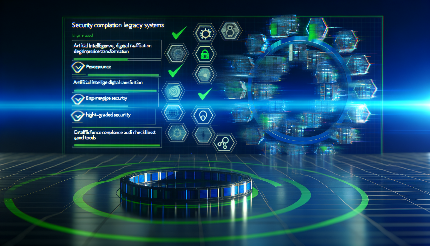 Security compliance audit checklist.