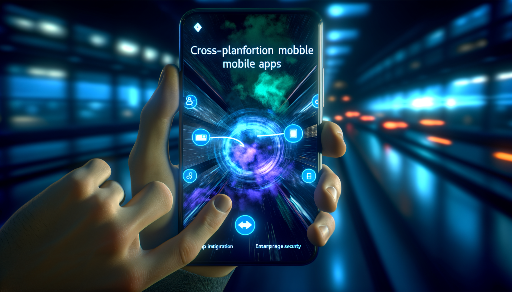 AI integration flowchart in mobile apps