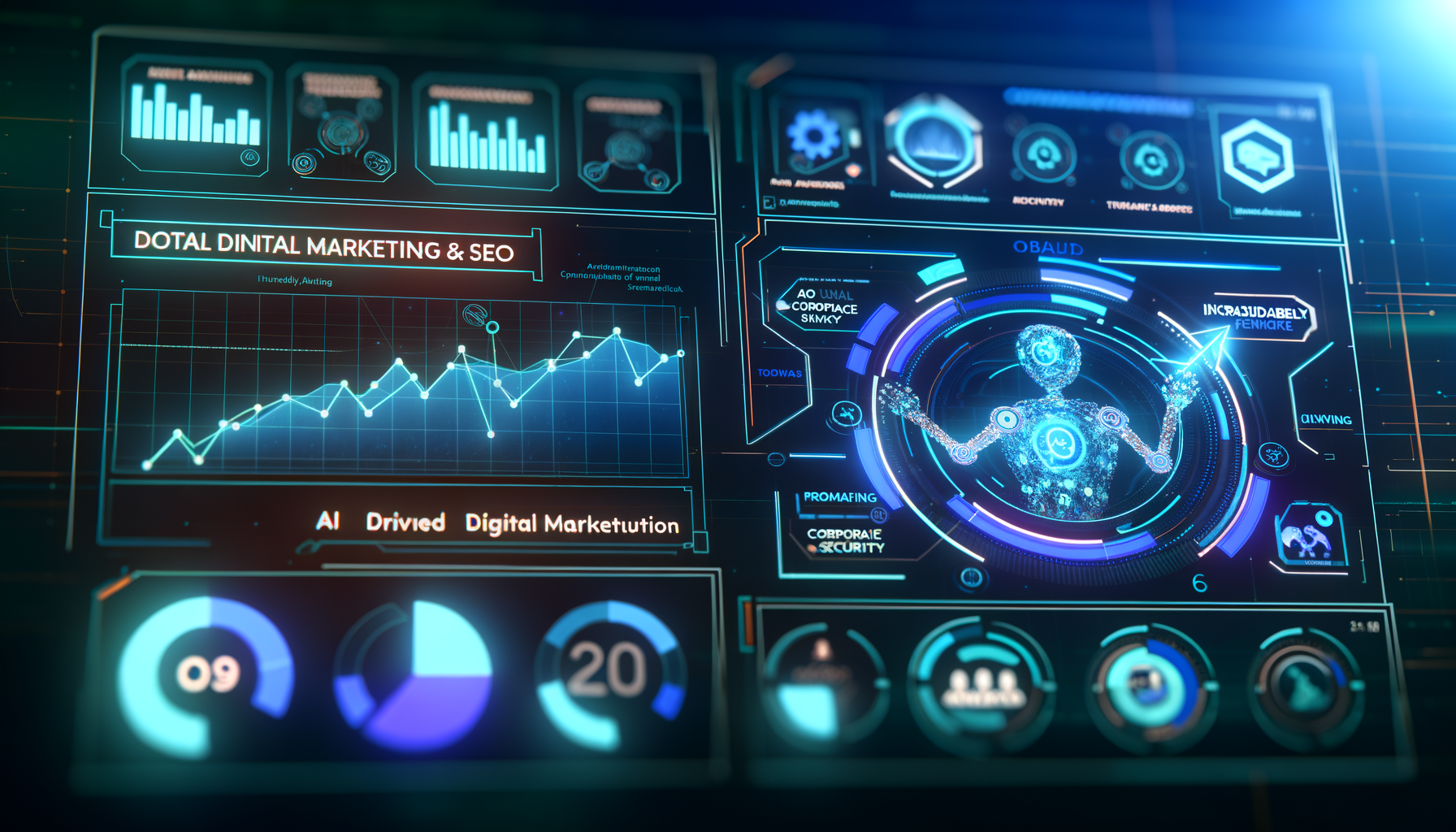 AI content automation dashboard
