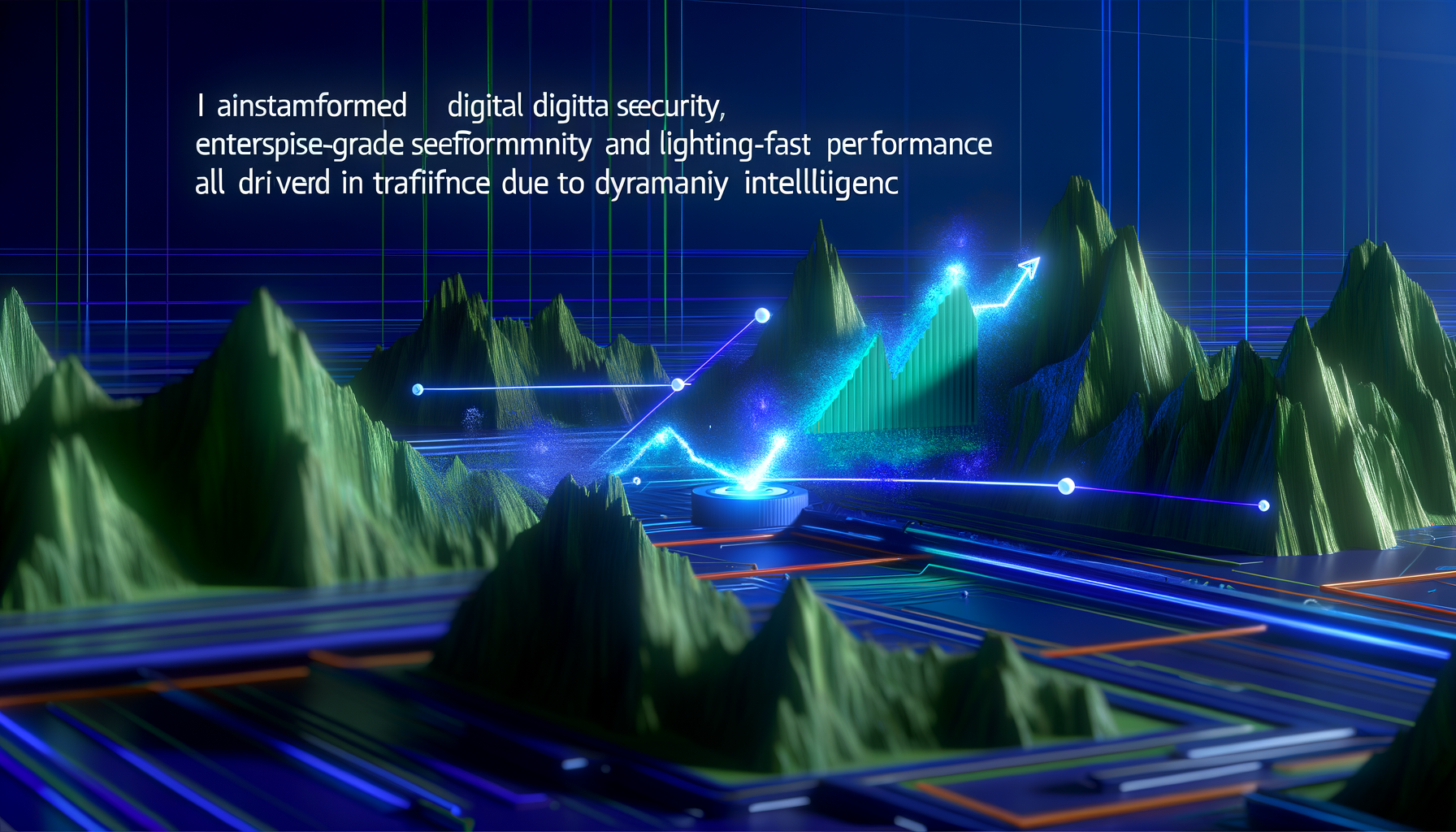 Dynamic content SEO traffic graph