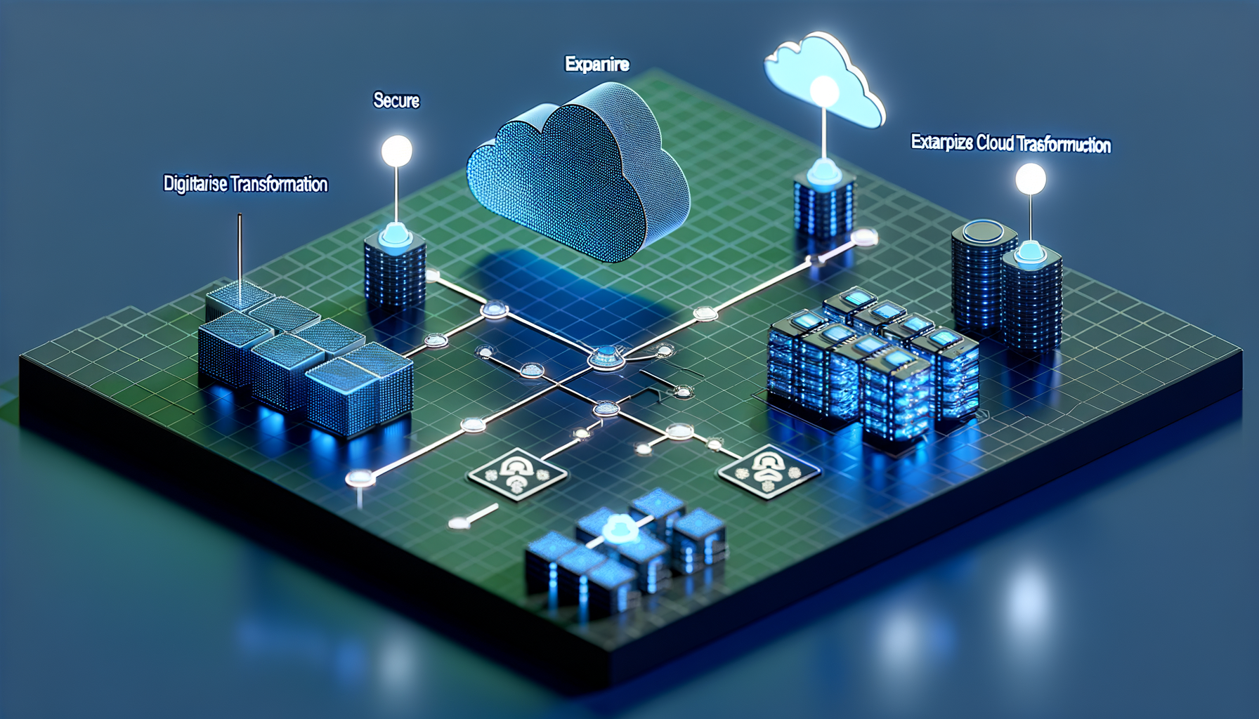 Microservices architecture in custom software.