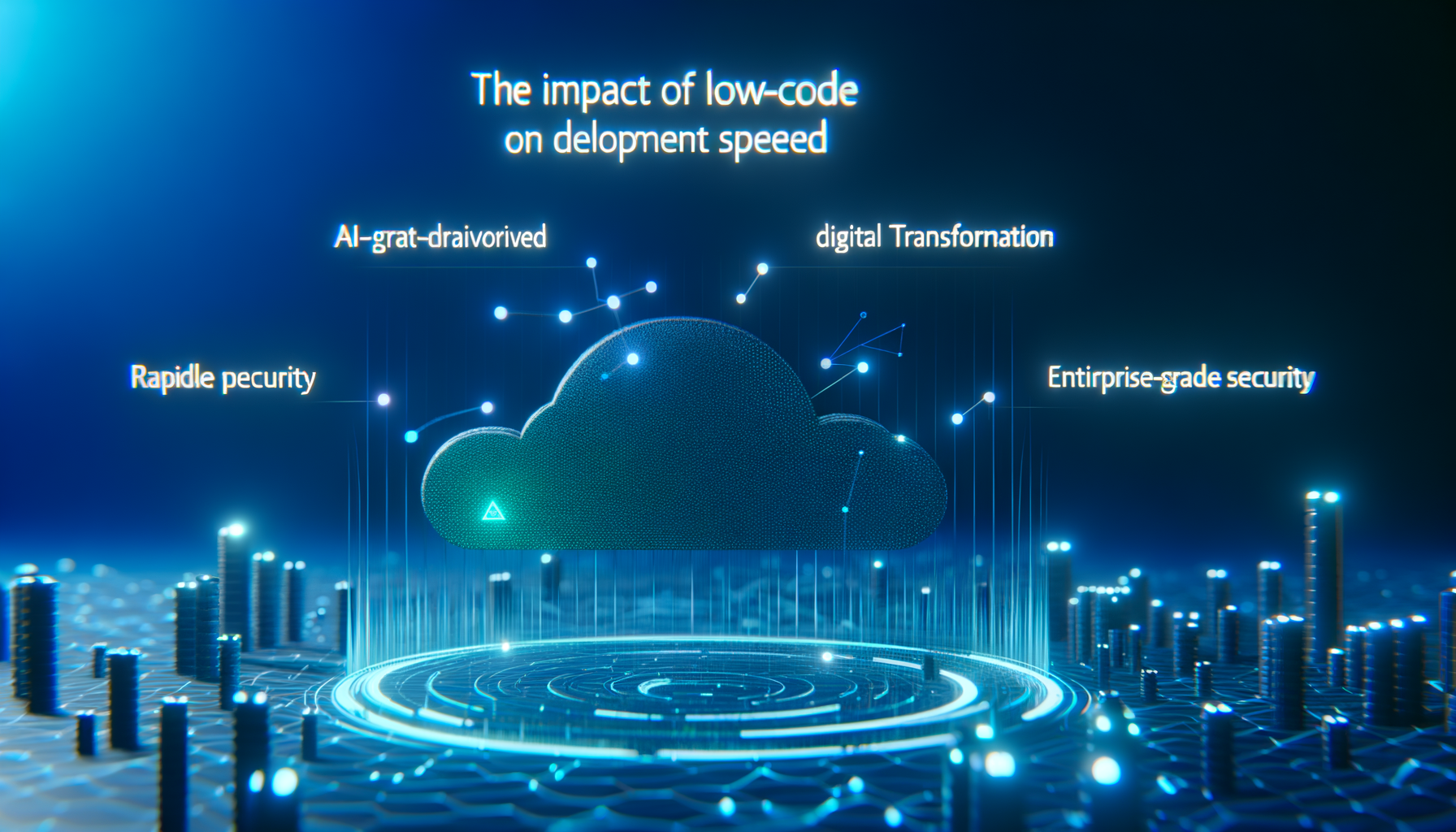 Low-code platform speed impact graph.