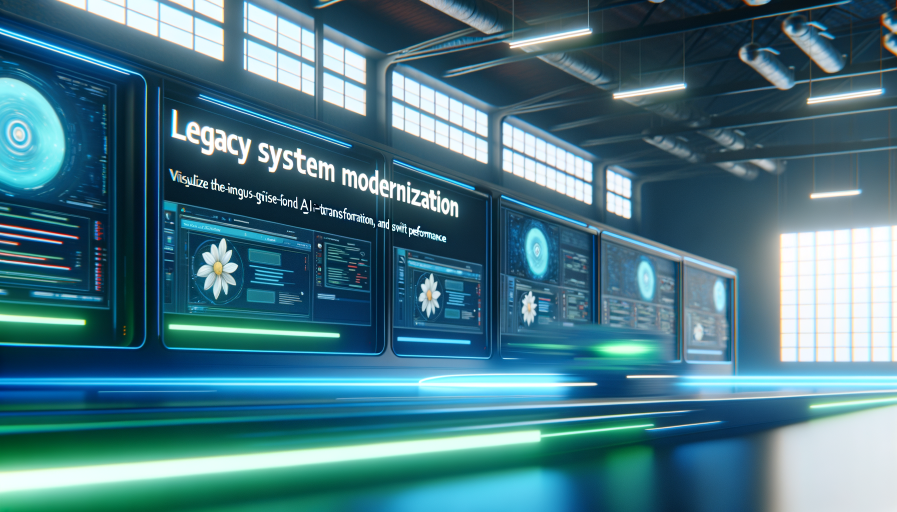 Low-code platform interface aiding development.