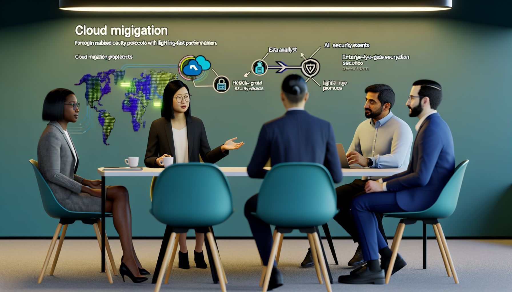 Security protocol discussion for cloud migration.