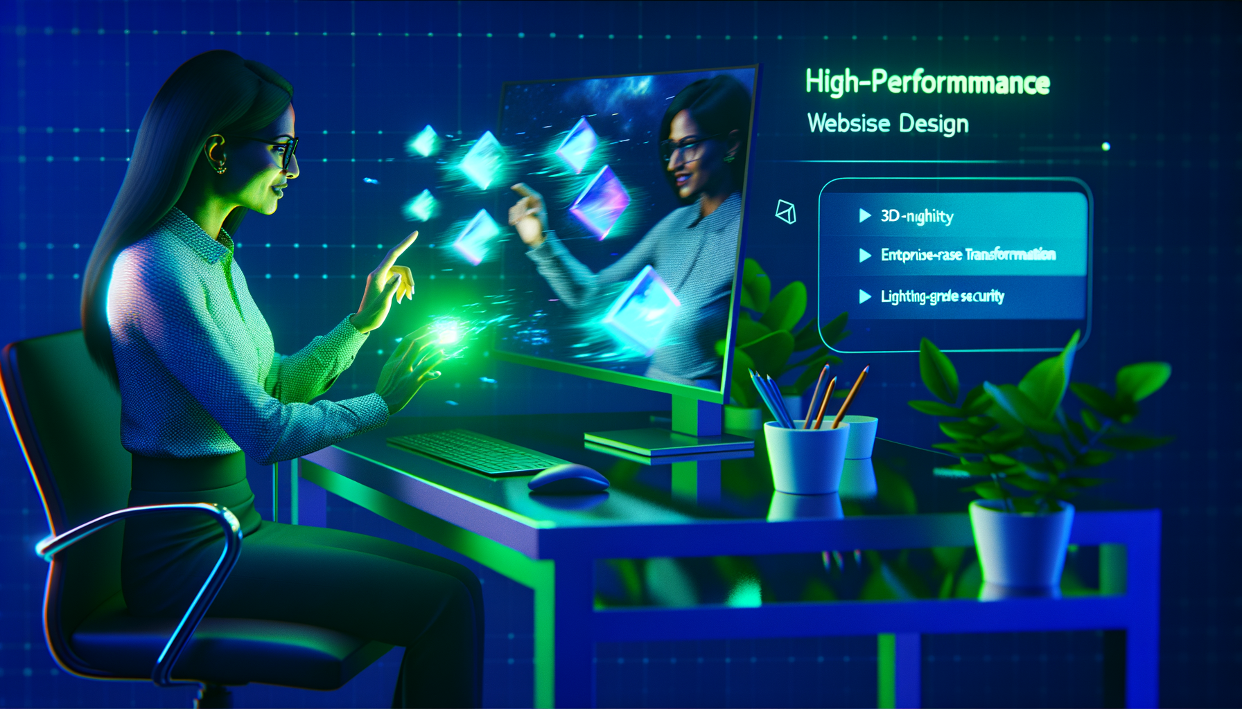 User engagement with 3D and AR website features.