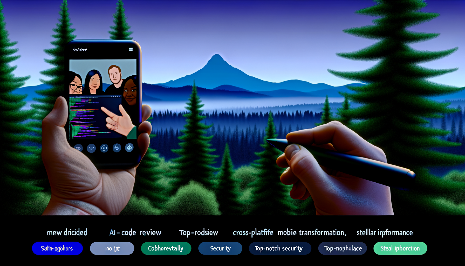 Code review for cross-platform mobile app development.