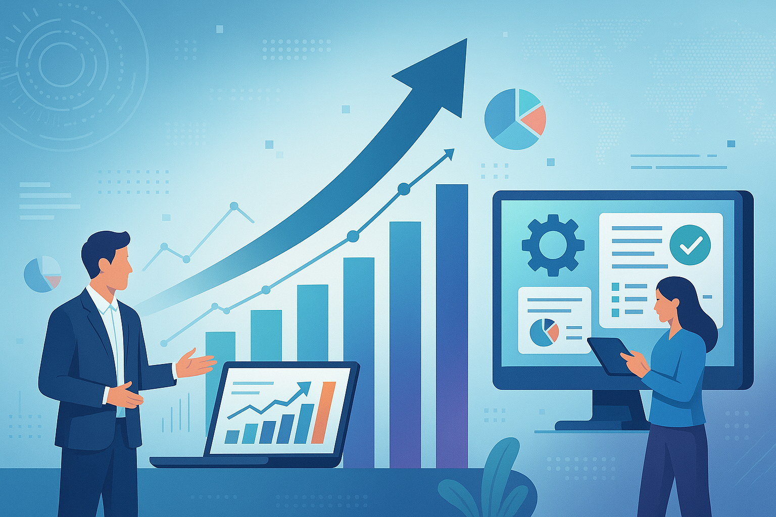 Cover for Unlocking Scalable Growth with Custom Software Development