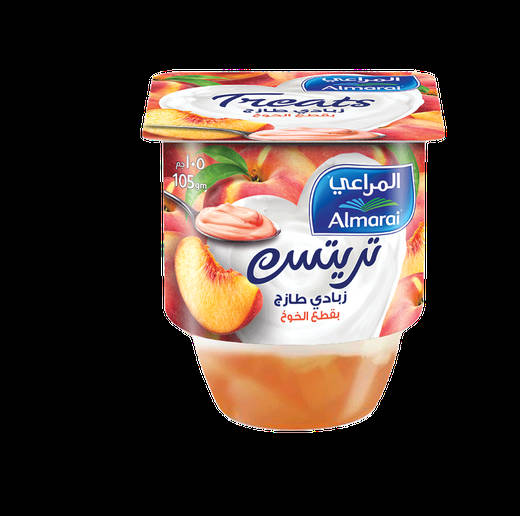 زبادي قطع خوخ 105جرام