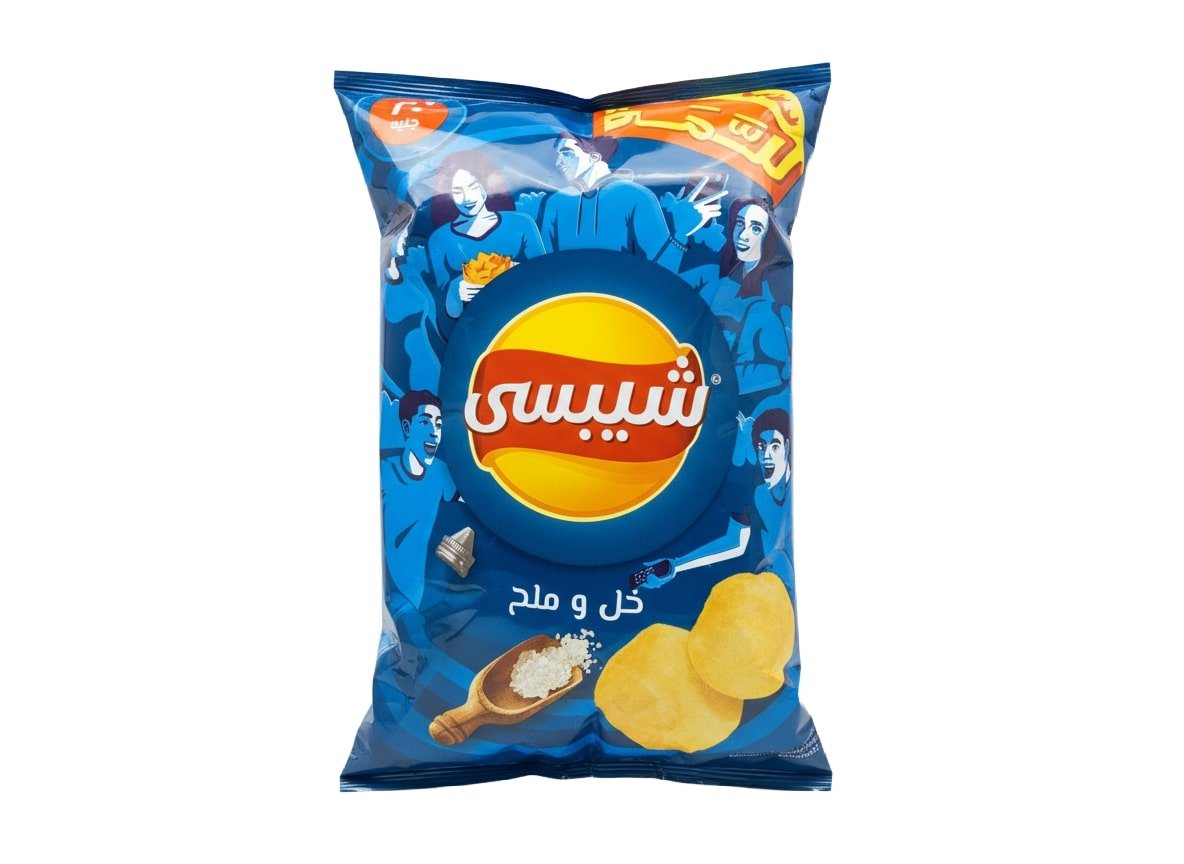 شيبس خل وملح 20ج