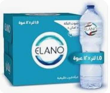 زجاجة مياه معدنيه كبيره