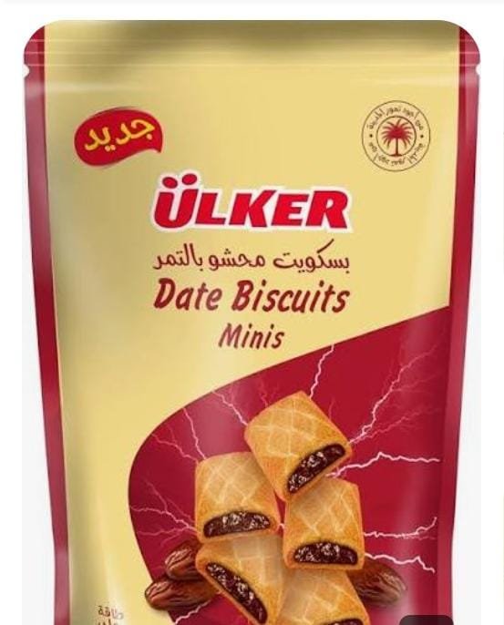 علبة بسكويت اولكر تمر 5ج