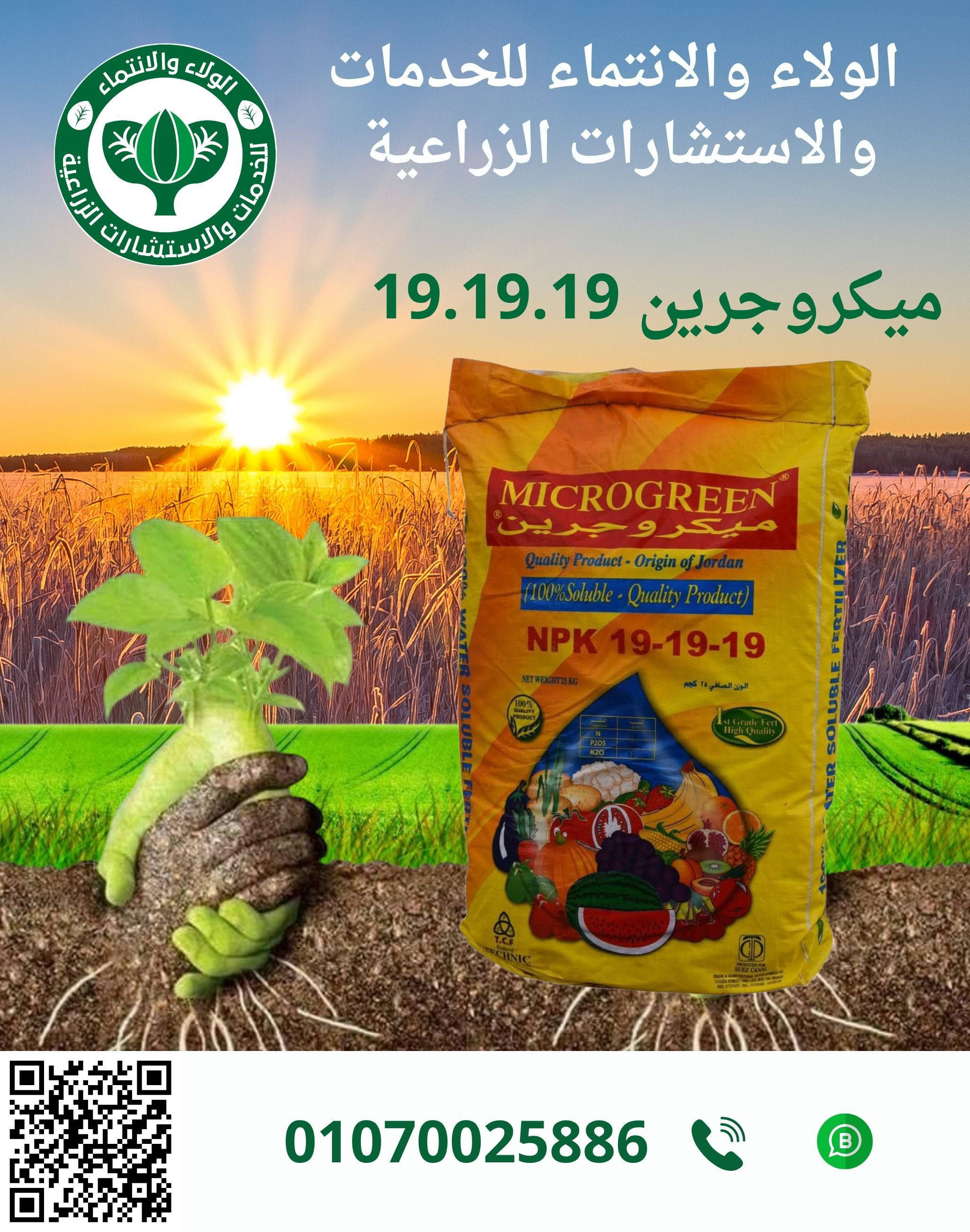 ميكروجرين 19/19/19 25كجم