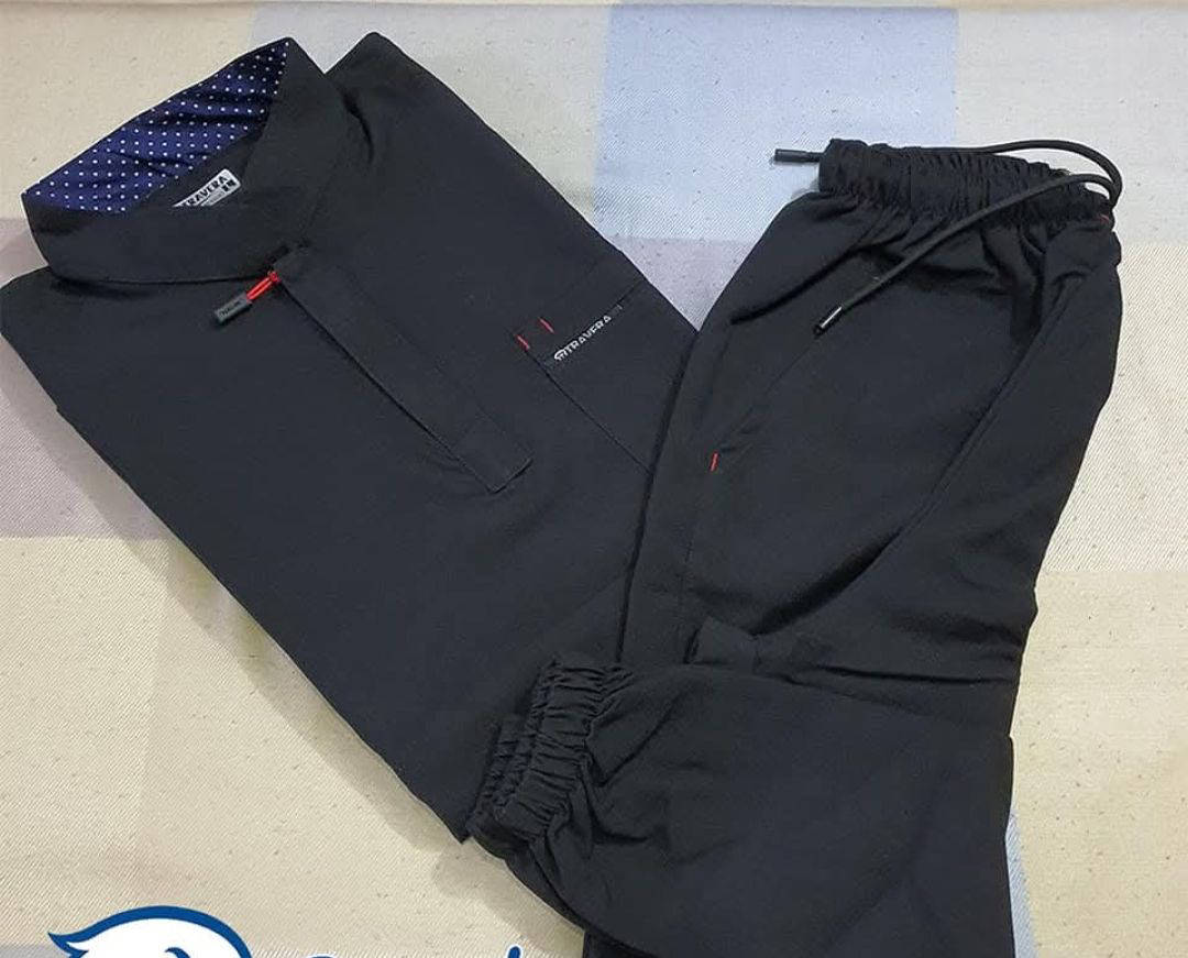 سكراب كحلي كتان نص لياقة 2 اكس لارج