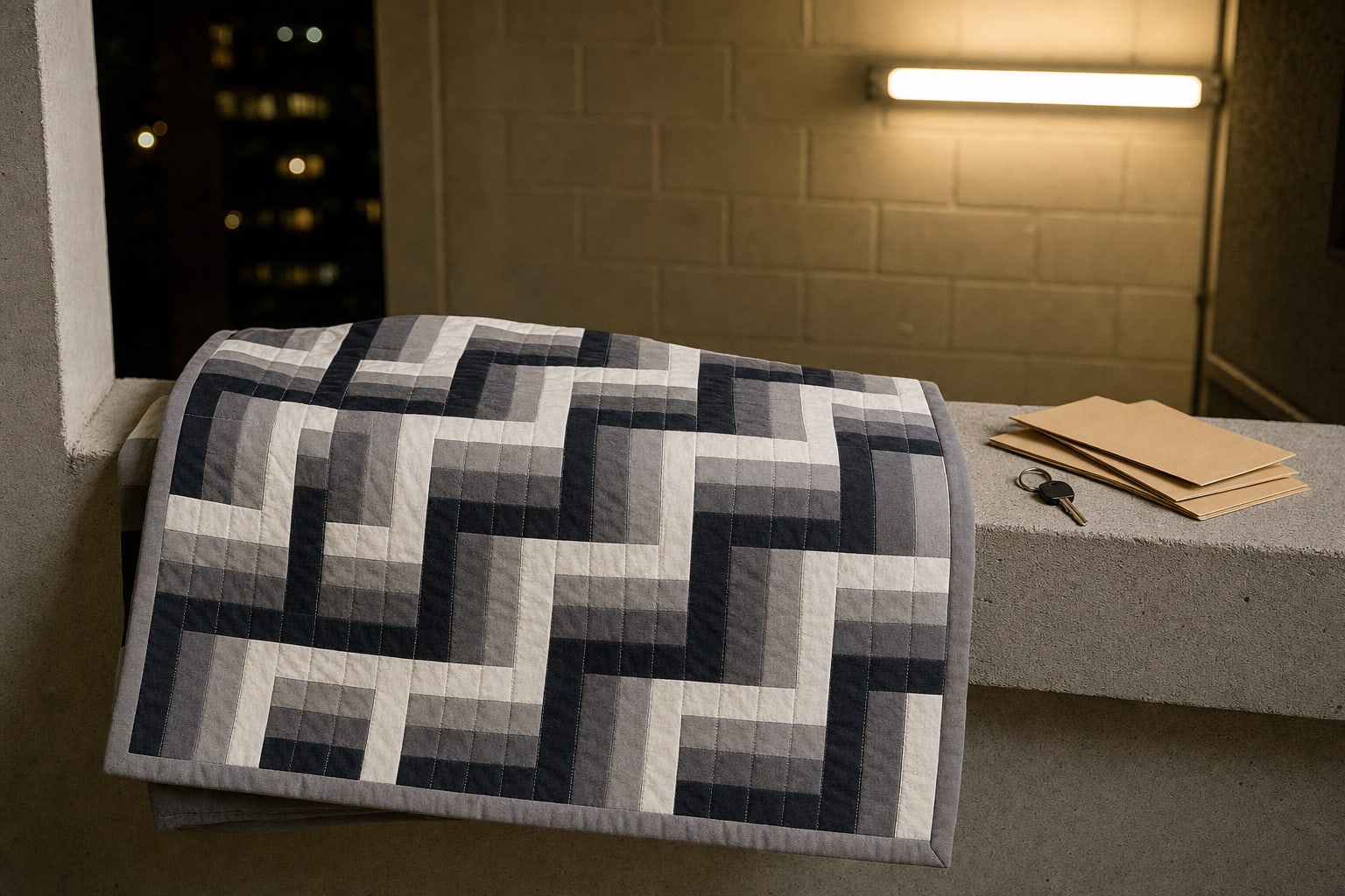Graphite Rails quilt pattern