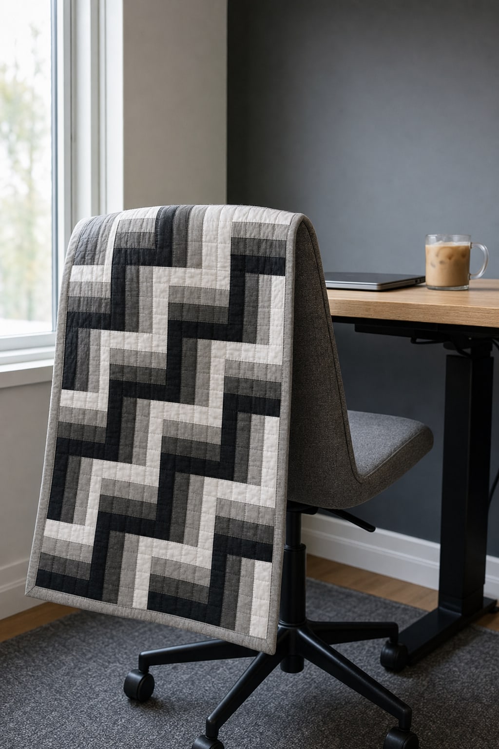 Graphite Rails quilt pattern