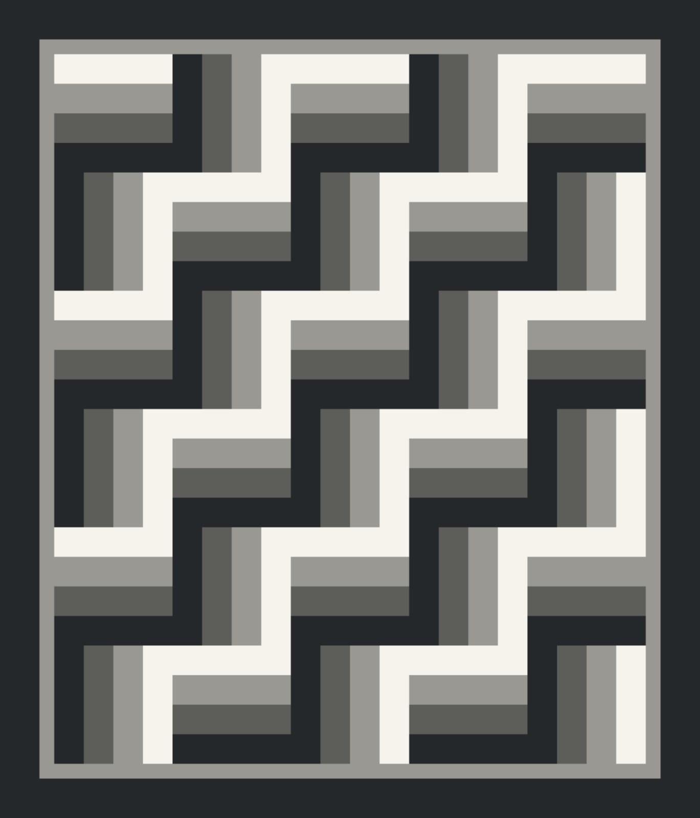 Graphite Rails quilt pattern