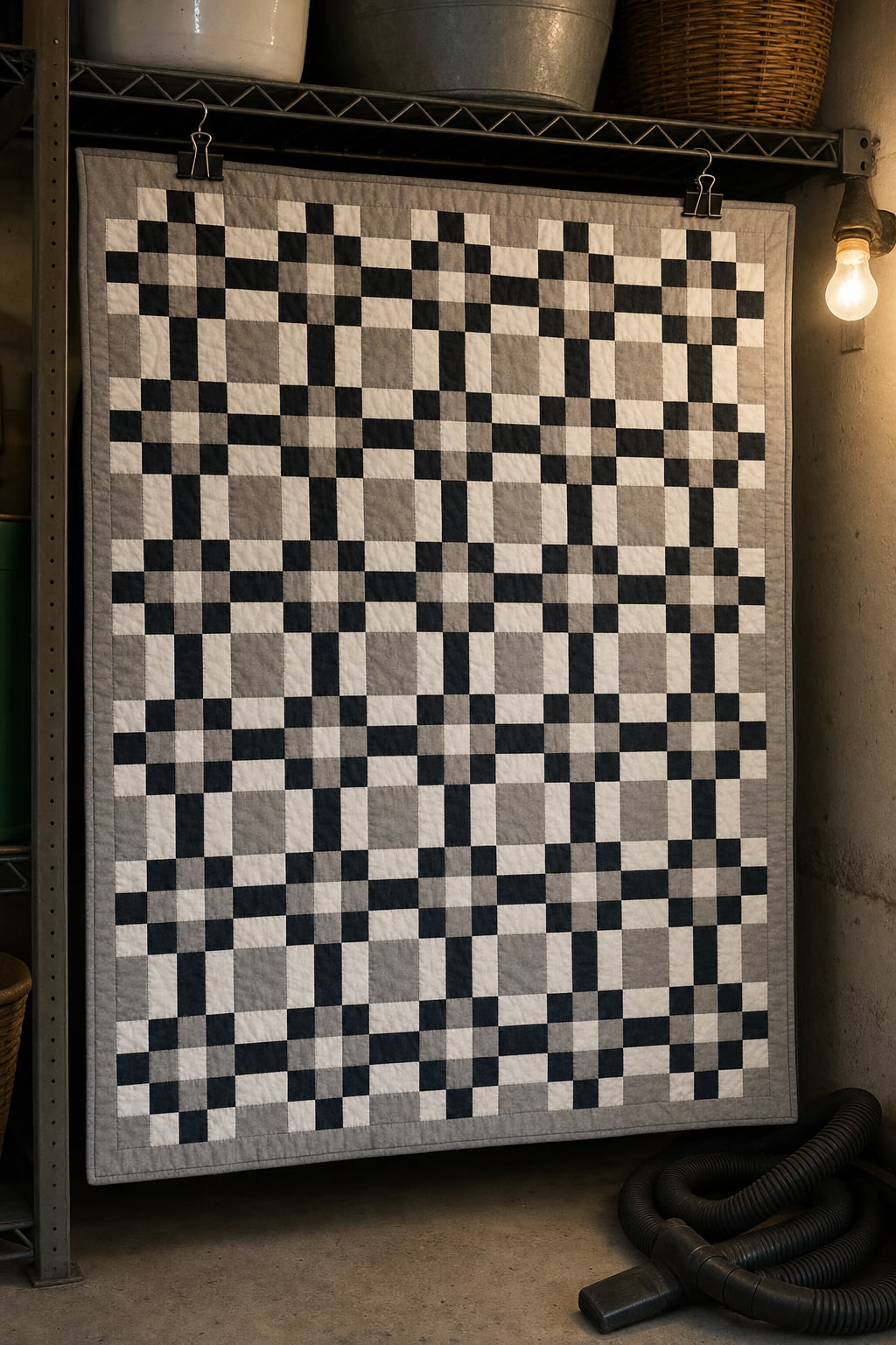 Graphite Shadow quilt pattern