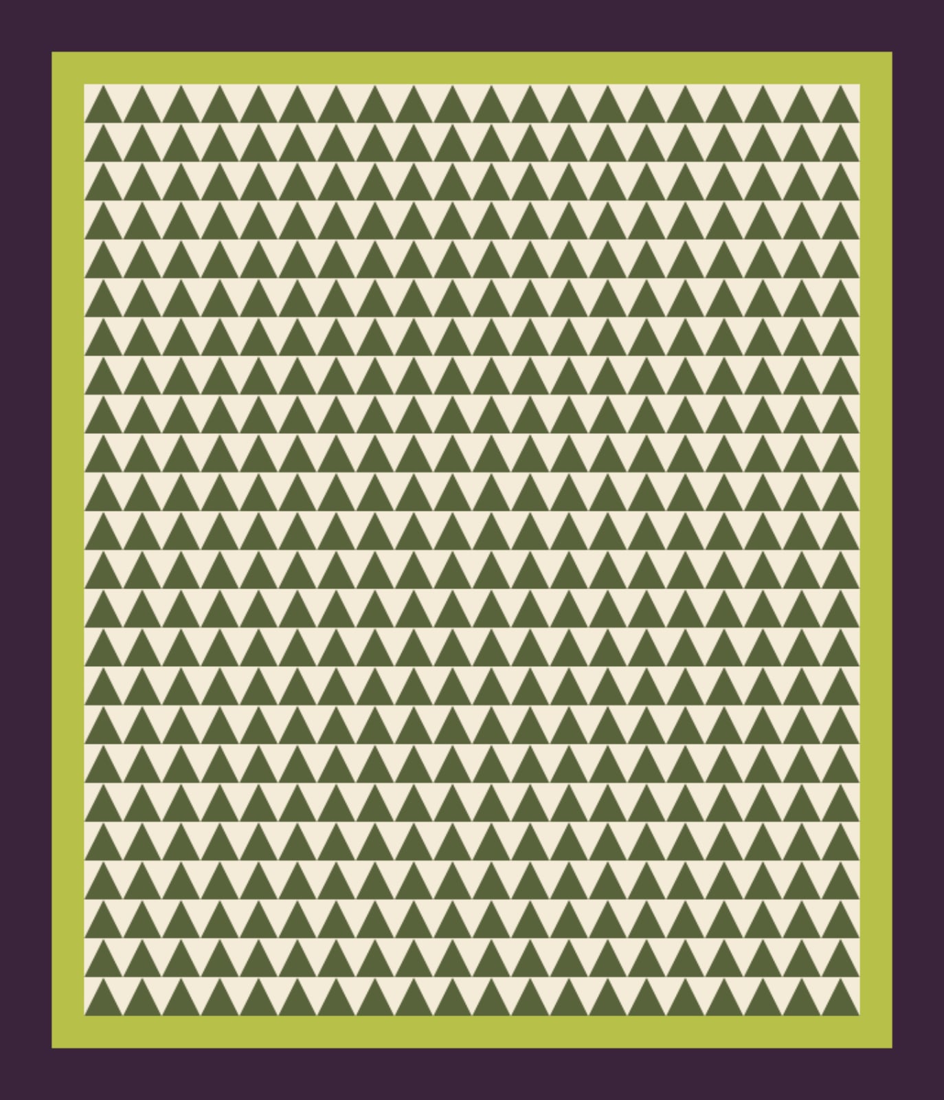 Moss Flock quilt pattern, Flock of Geese block — view 3