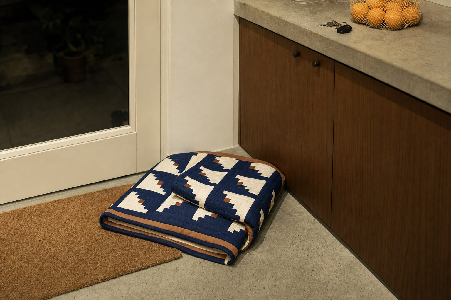 Stepped Cabin Interval quilt pattern, Log Cabin block — view 2