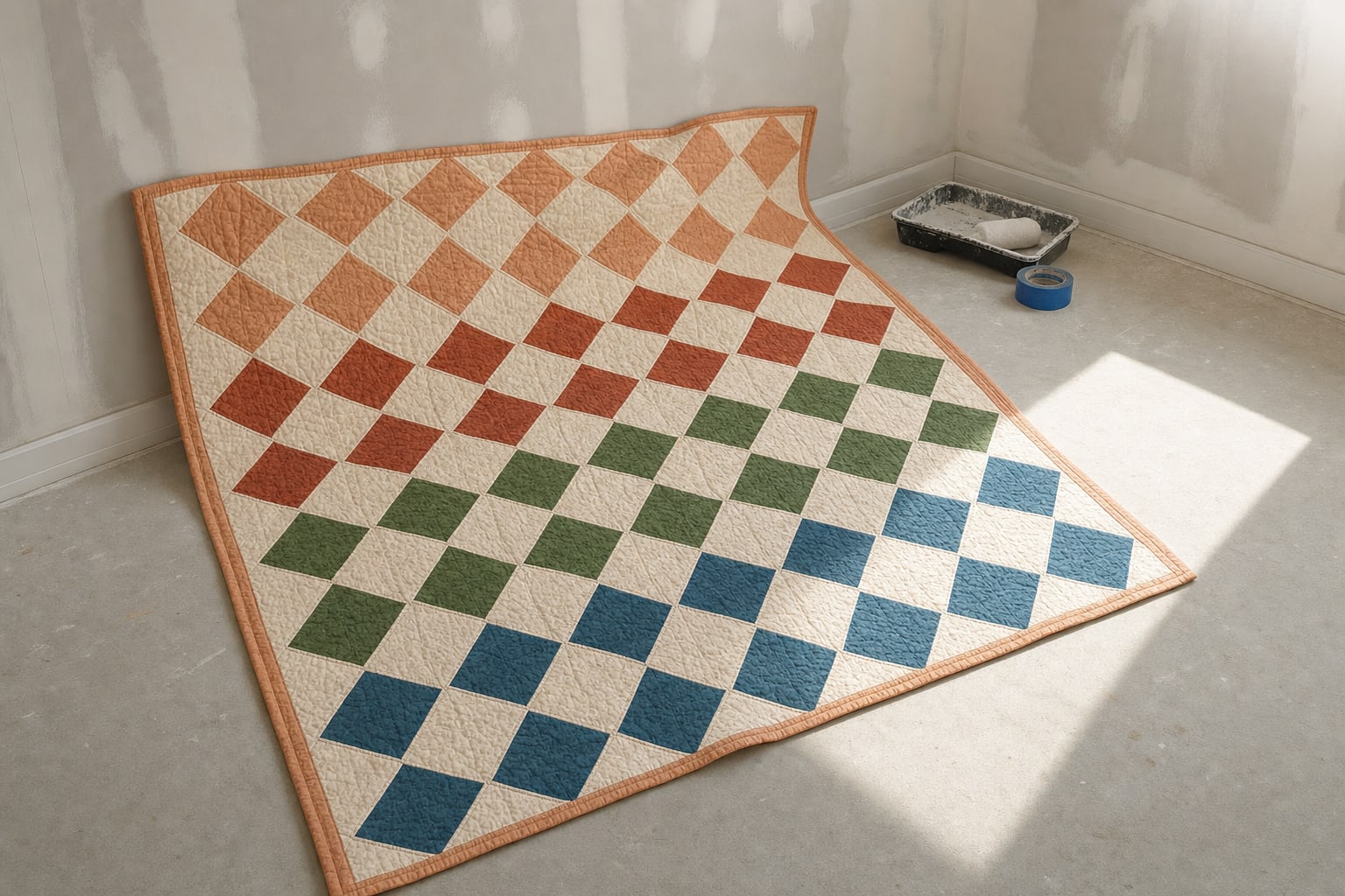Adobe Diamond Courses quilt pattern