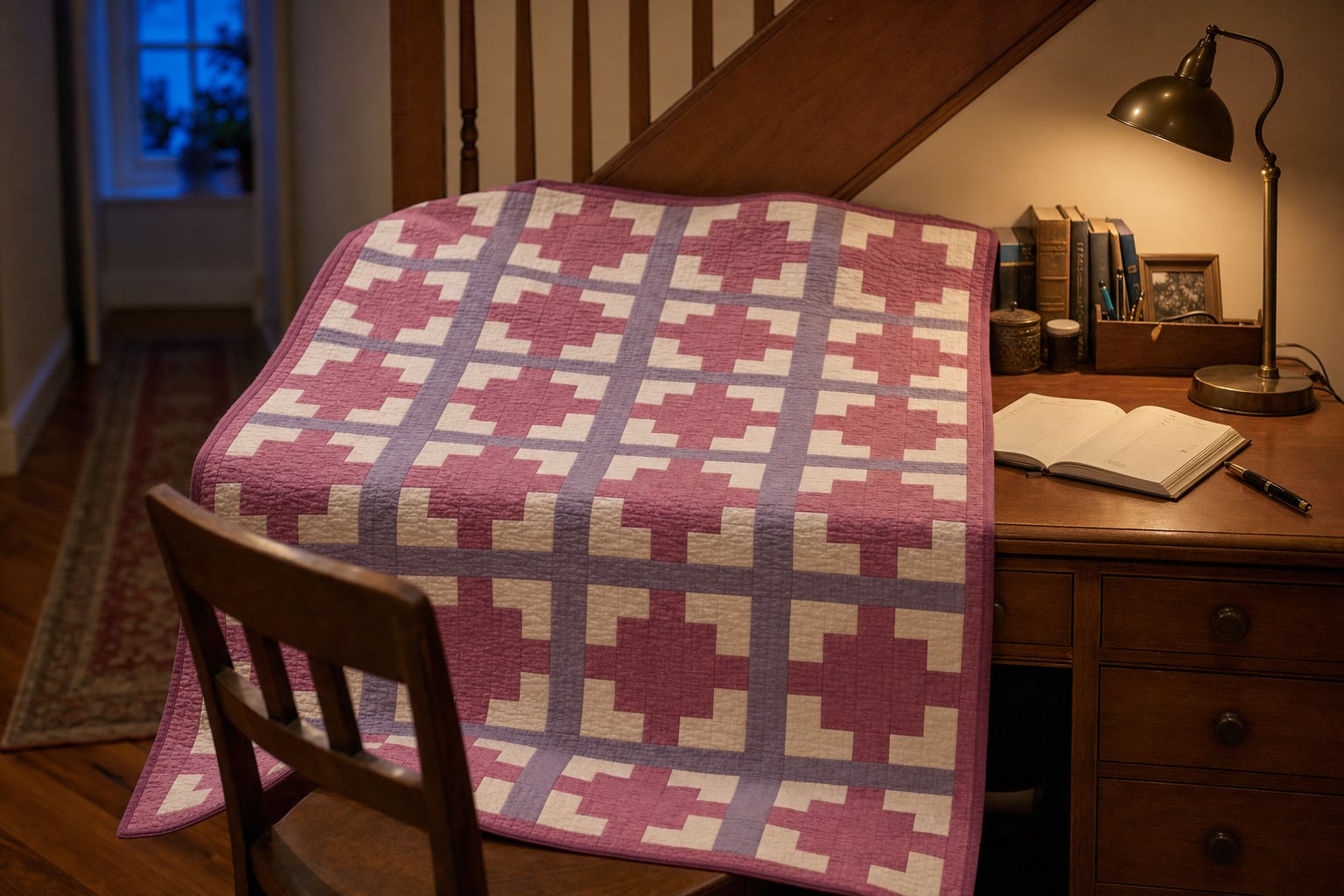 Berry Amish Diamond quilt pattern, Amish Diamond block — view 2