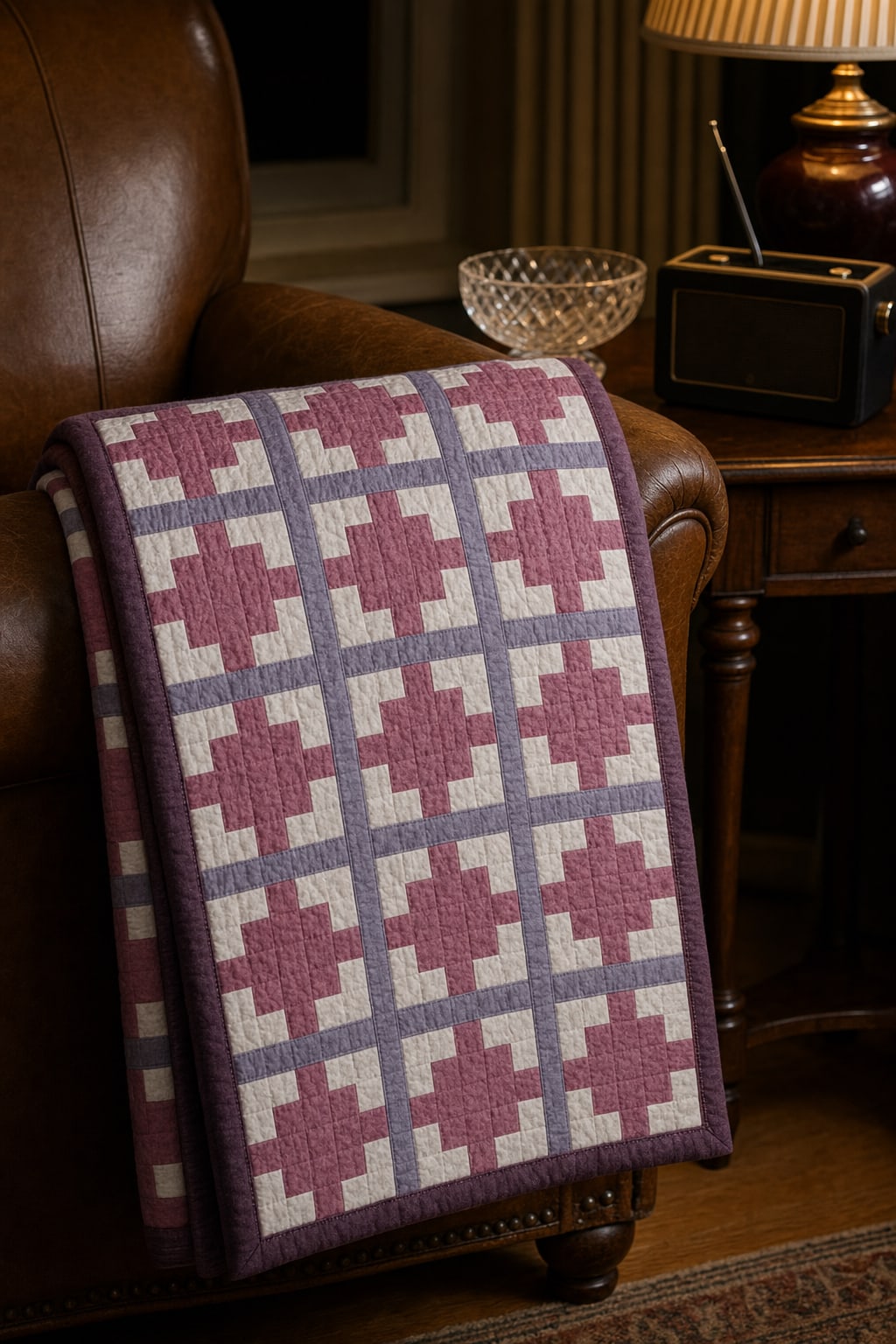 Berry Amish Diamond quilt pattern, Amish Diamond block