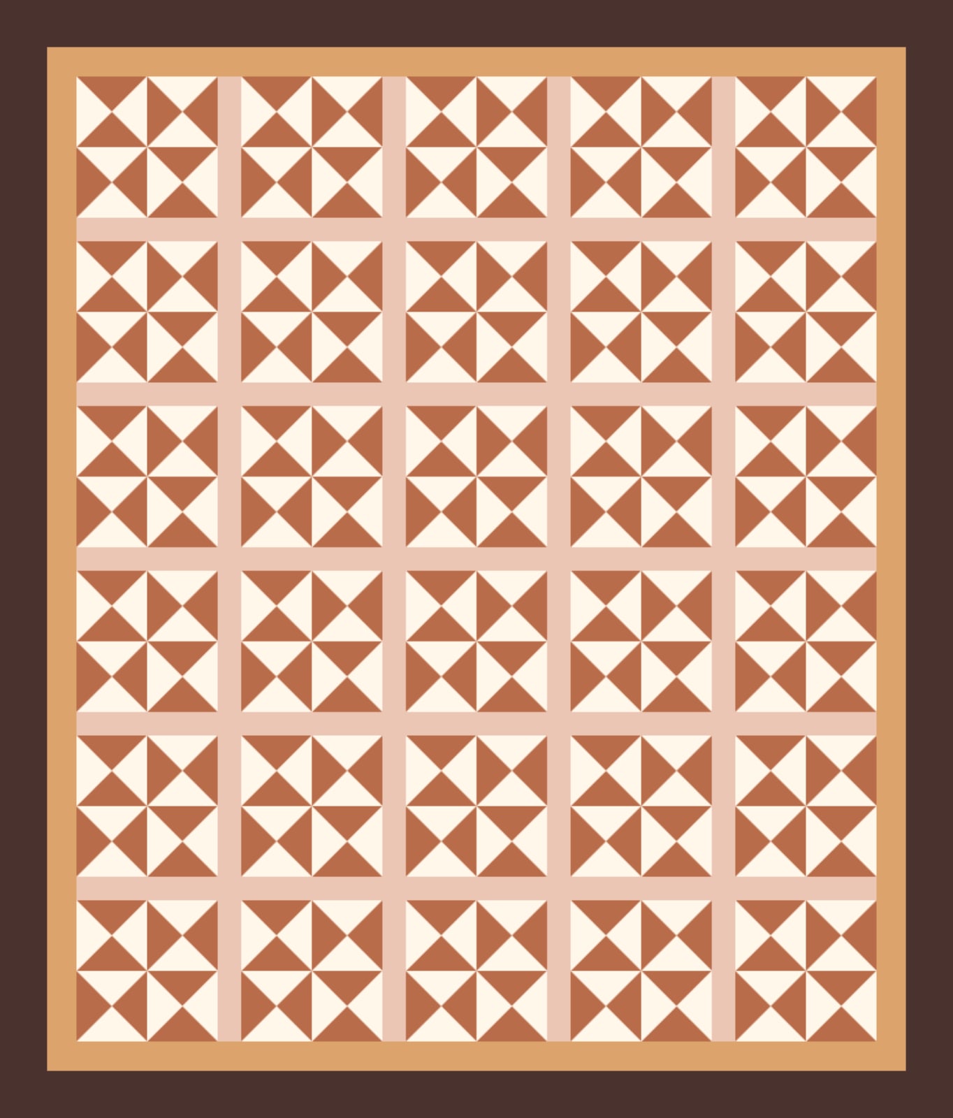 Clay Yankee Puzzle quilt pattern