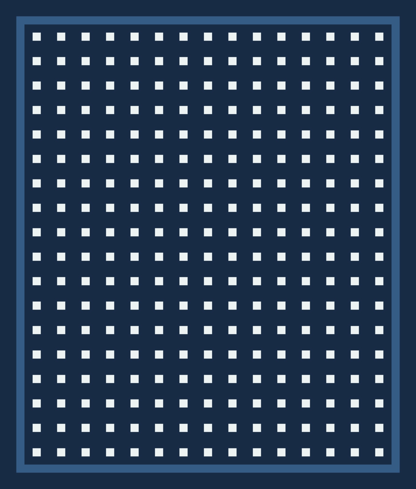 Ink Frames quilt pattern, Framed Square block