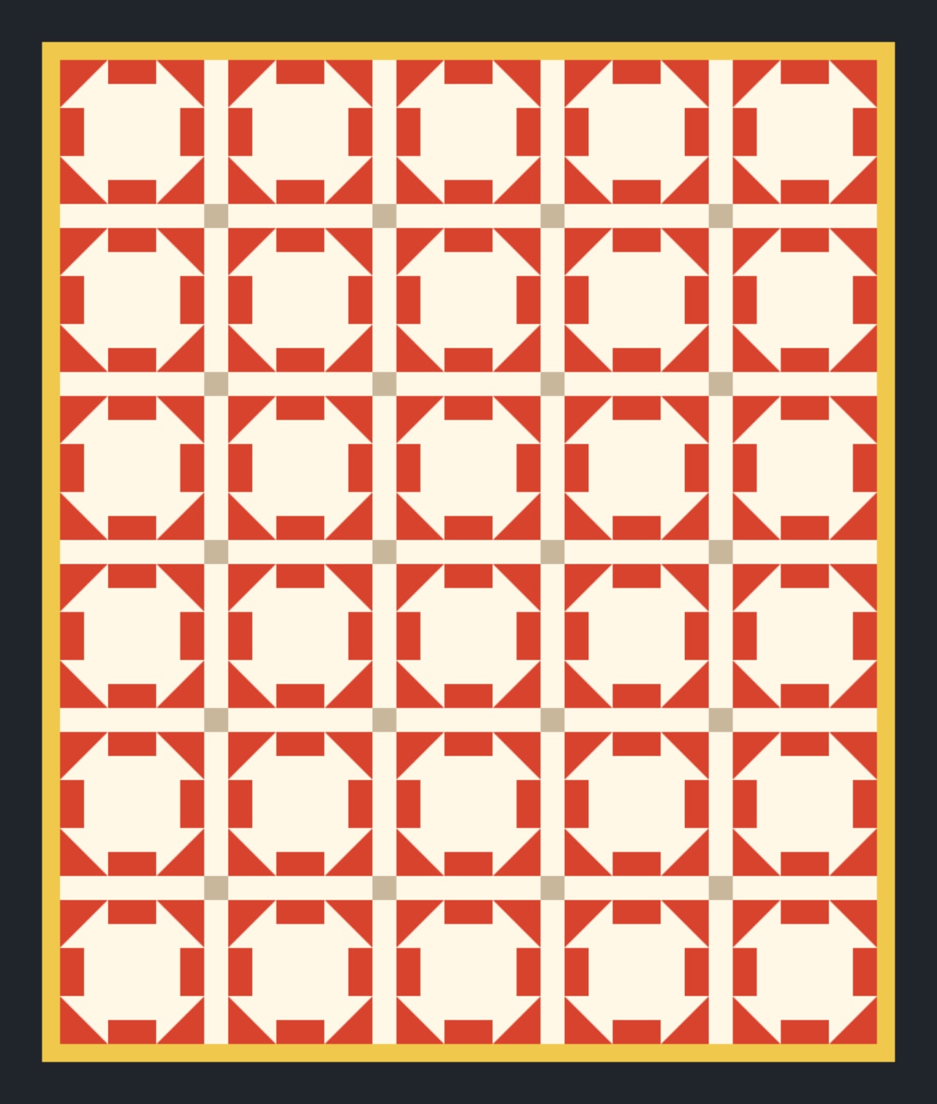 Barn Red Dash quilt pattern
