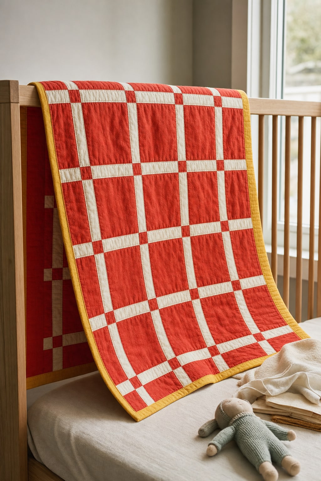 Puss in Buttermilk quilt pattern, Puss in the Corner block