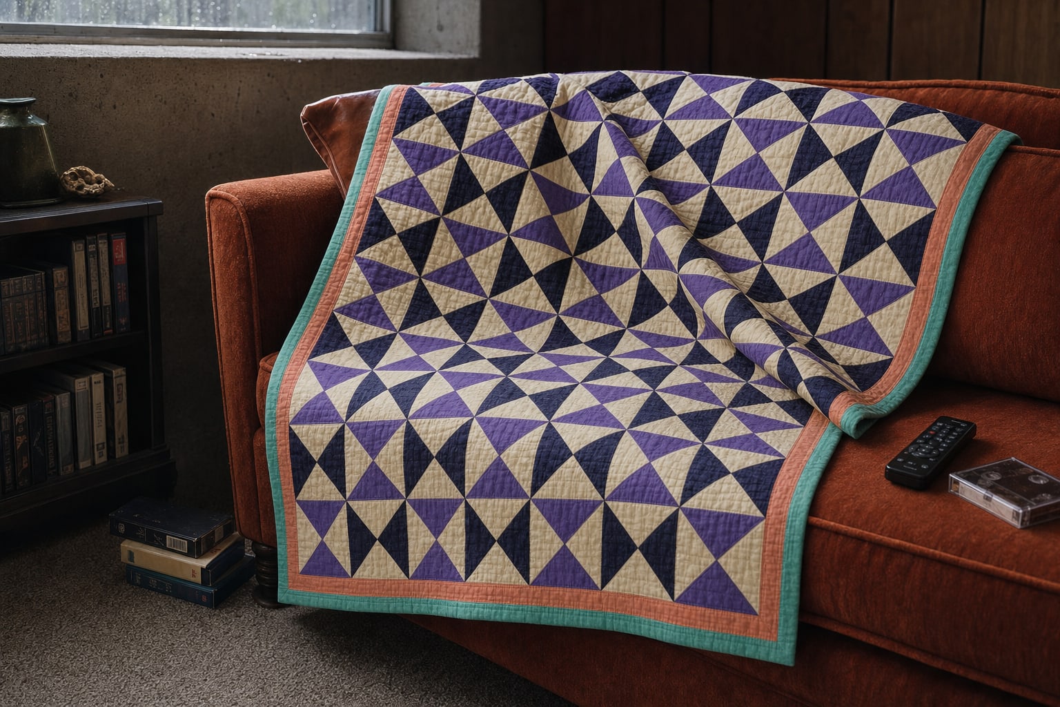 Violet Plum Hourglasses quilt pattern