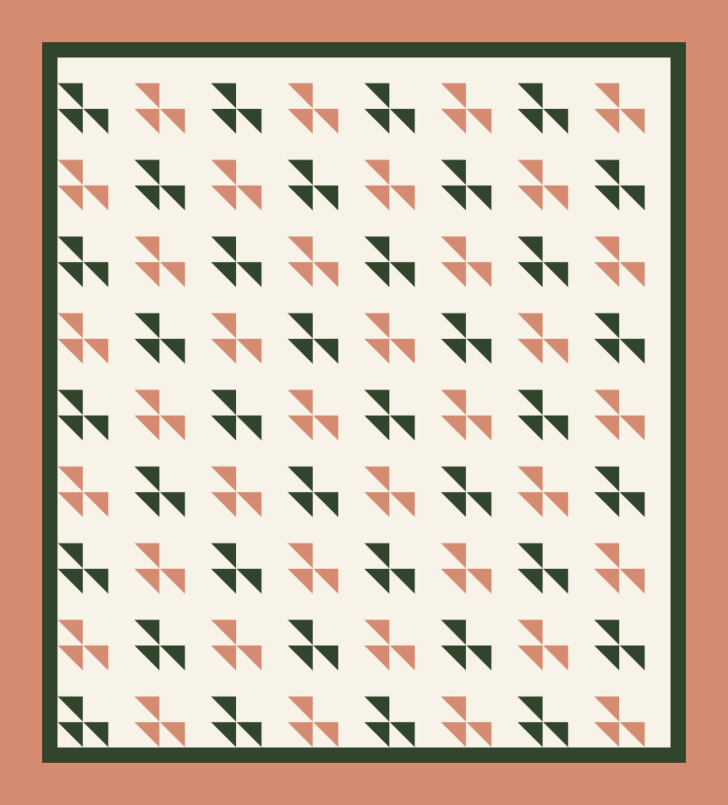 Flock Across the Beds quilt pattern, Birds in the Air block