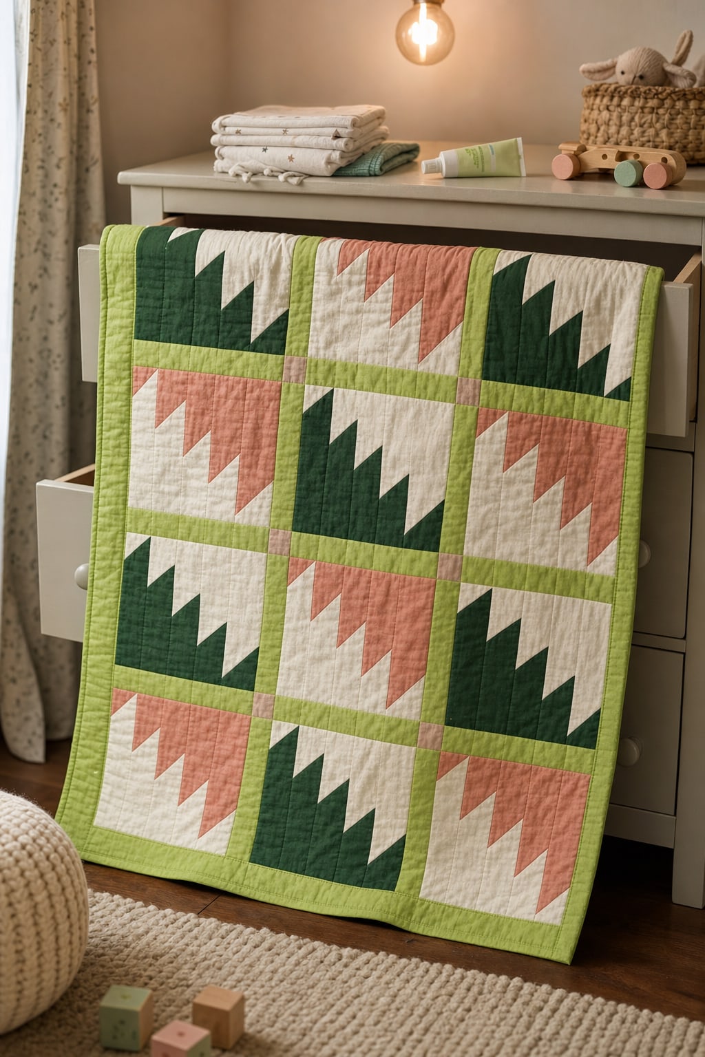 Blossom Path Lakes quilt pattern, Lady of the Lake block — view 2