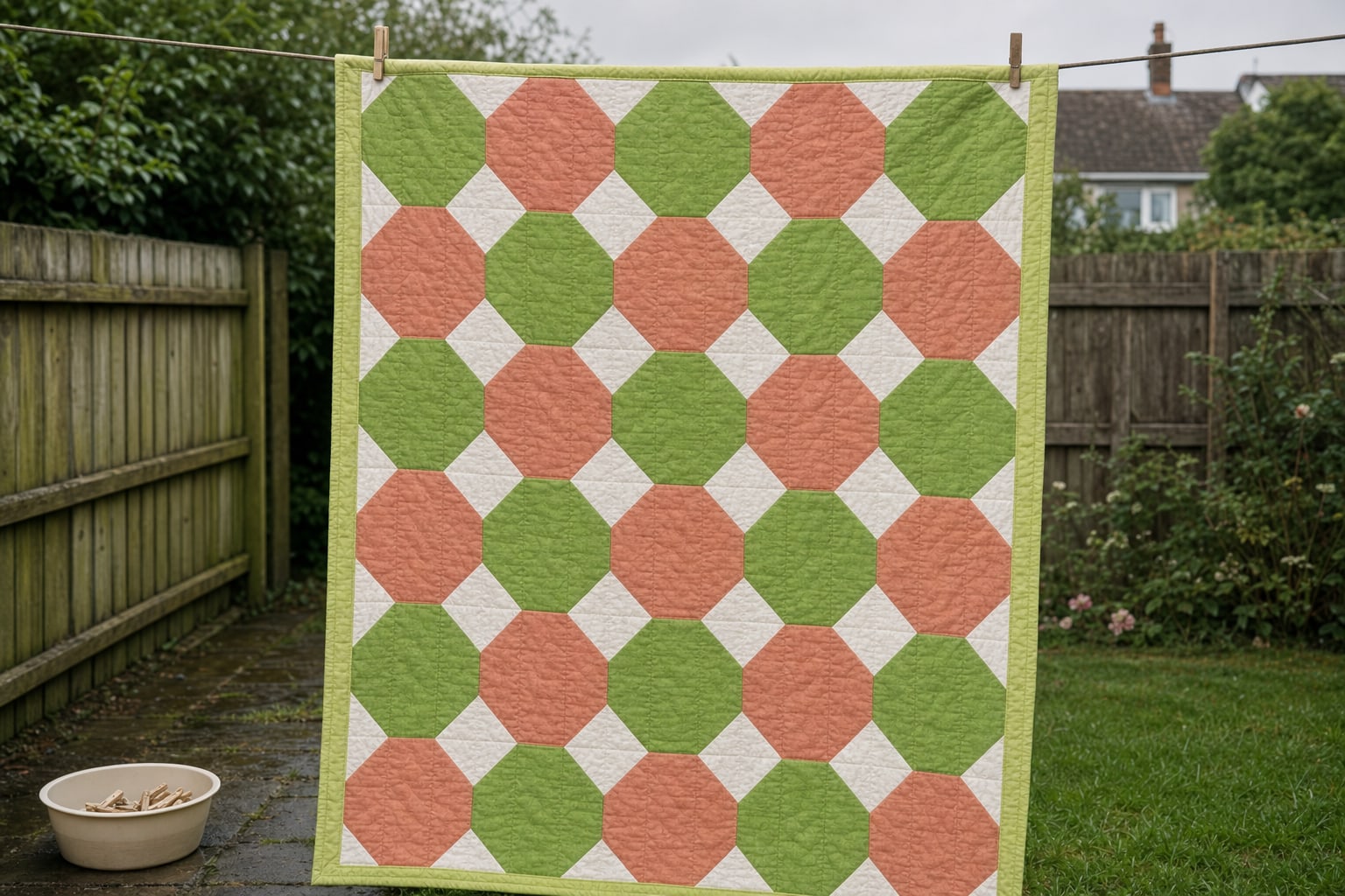 Leaf Snowballs quilt pattern