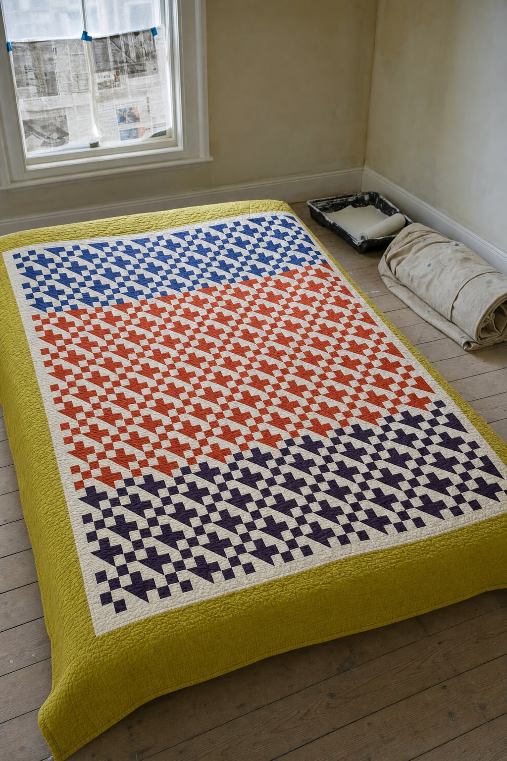 Citron Ladder Bands quilt pattern