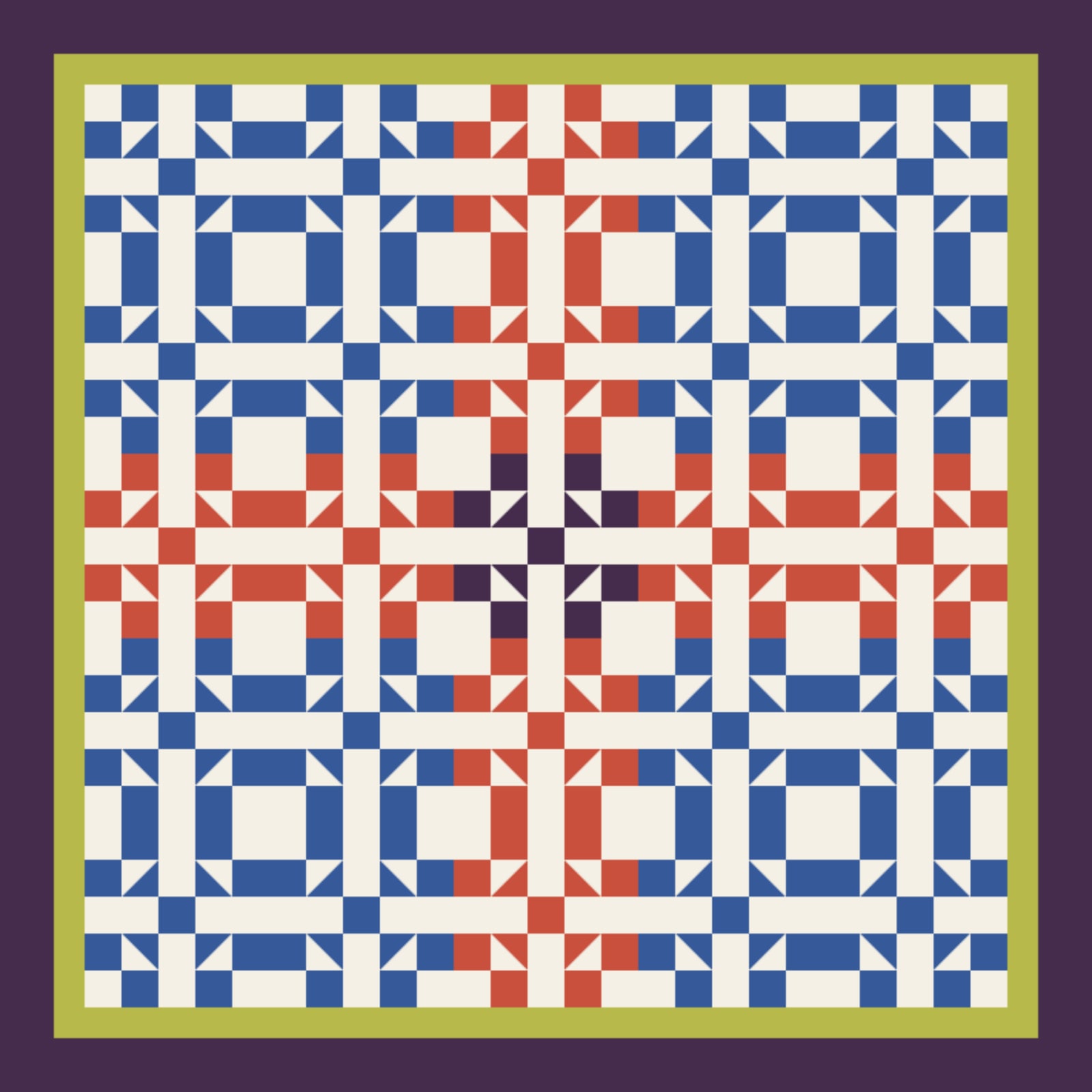 Citron Choice Plus quilt pattern, Sister's Choice block — view 2