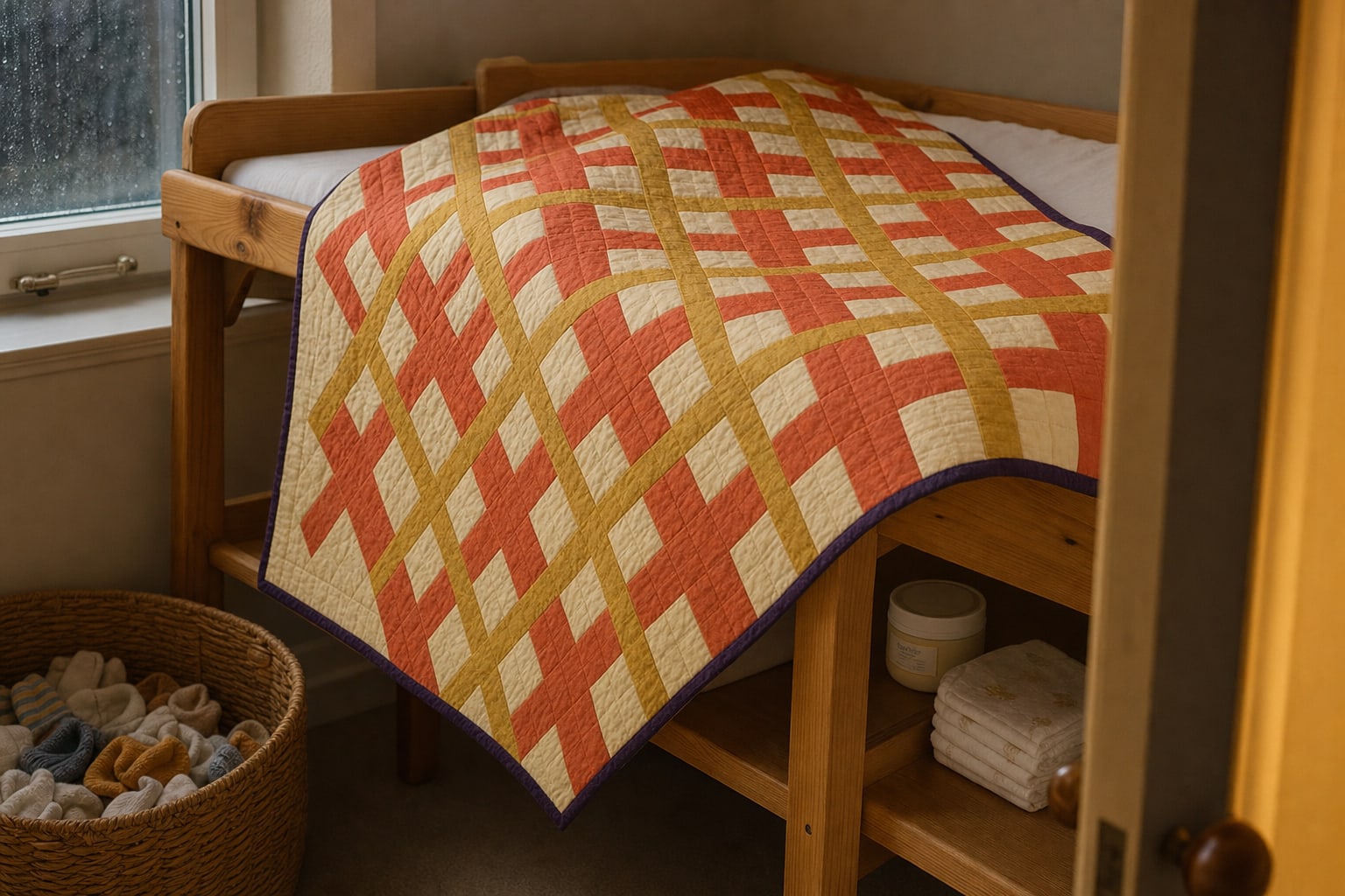 Thanksgiving Harvest Plus quilt pattern, Plus block