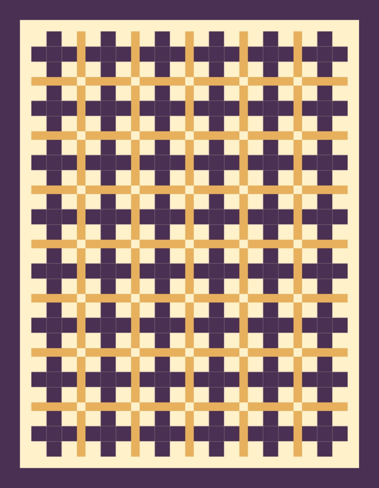 St Patrick's Day Plus quilt pattern, Plus block — view 3