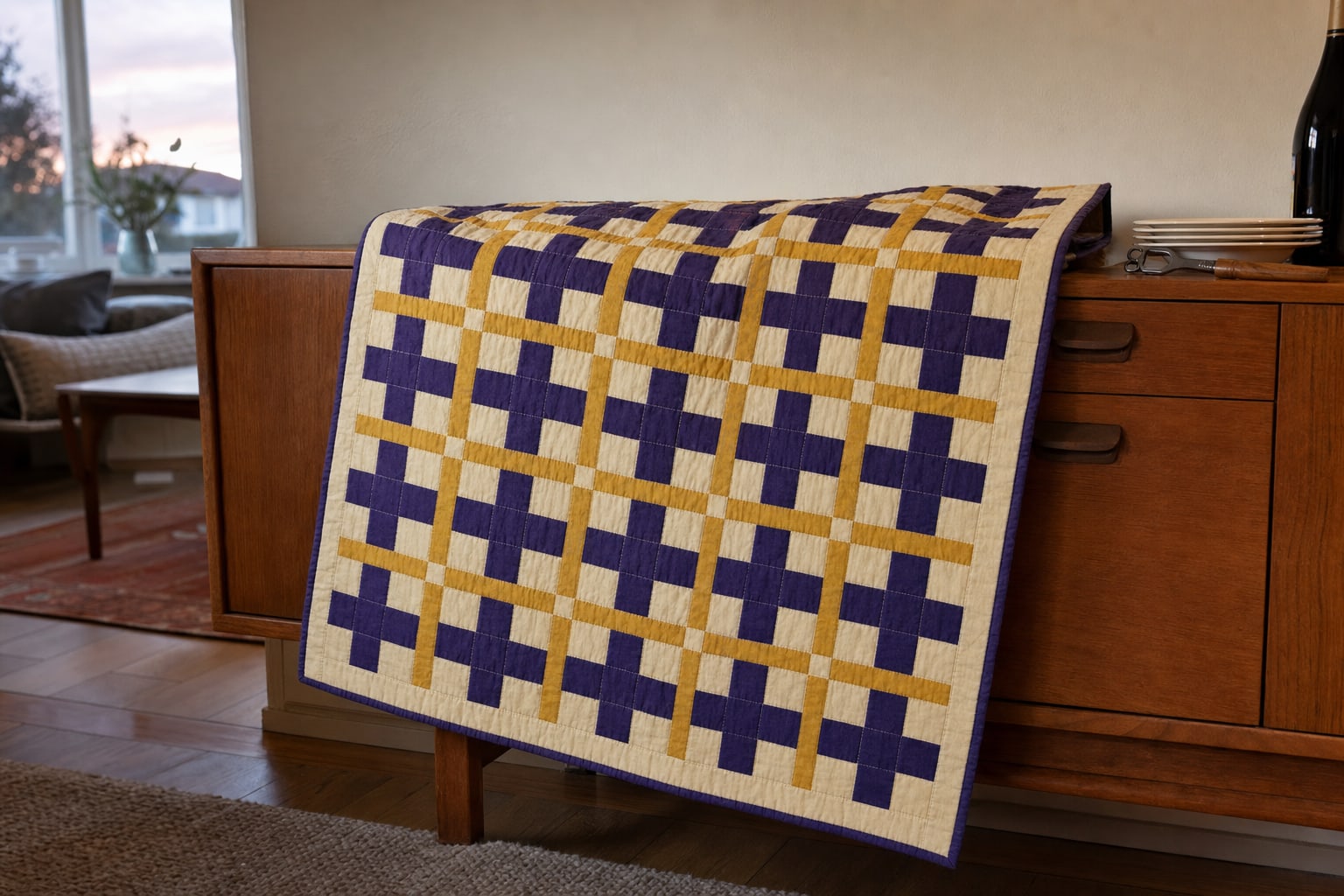 St Patrick's Day Plus quilt pattern, Plus block — view 2
