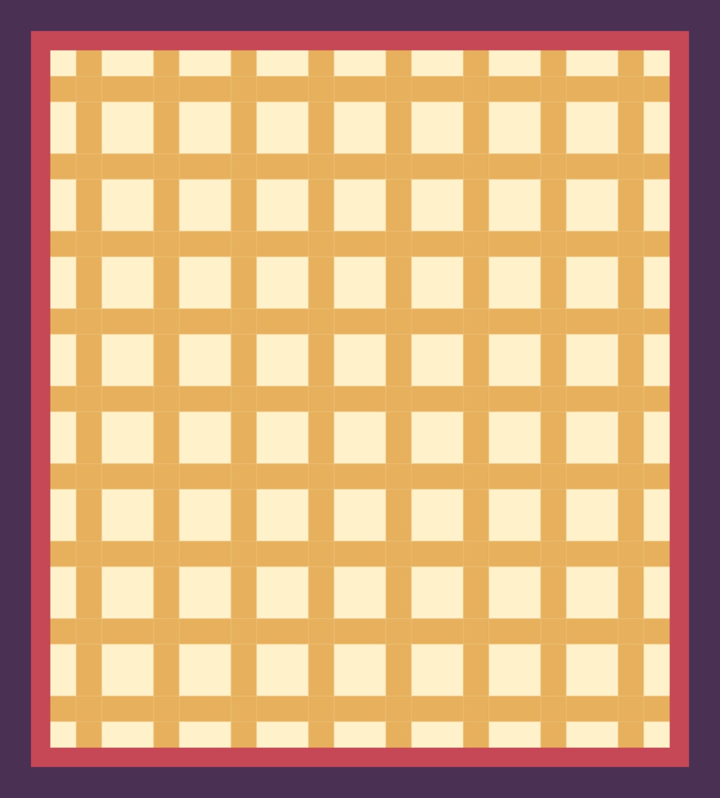Christmas Gilt Plus quilt pattern, Plus block — view 3
