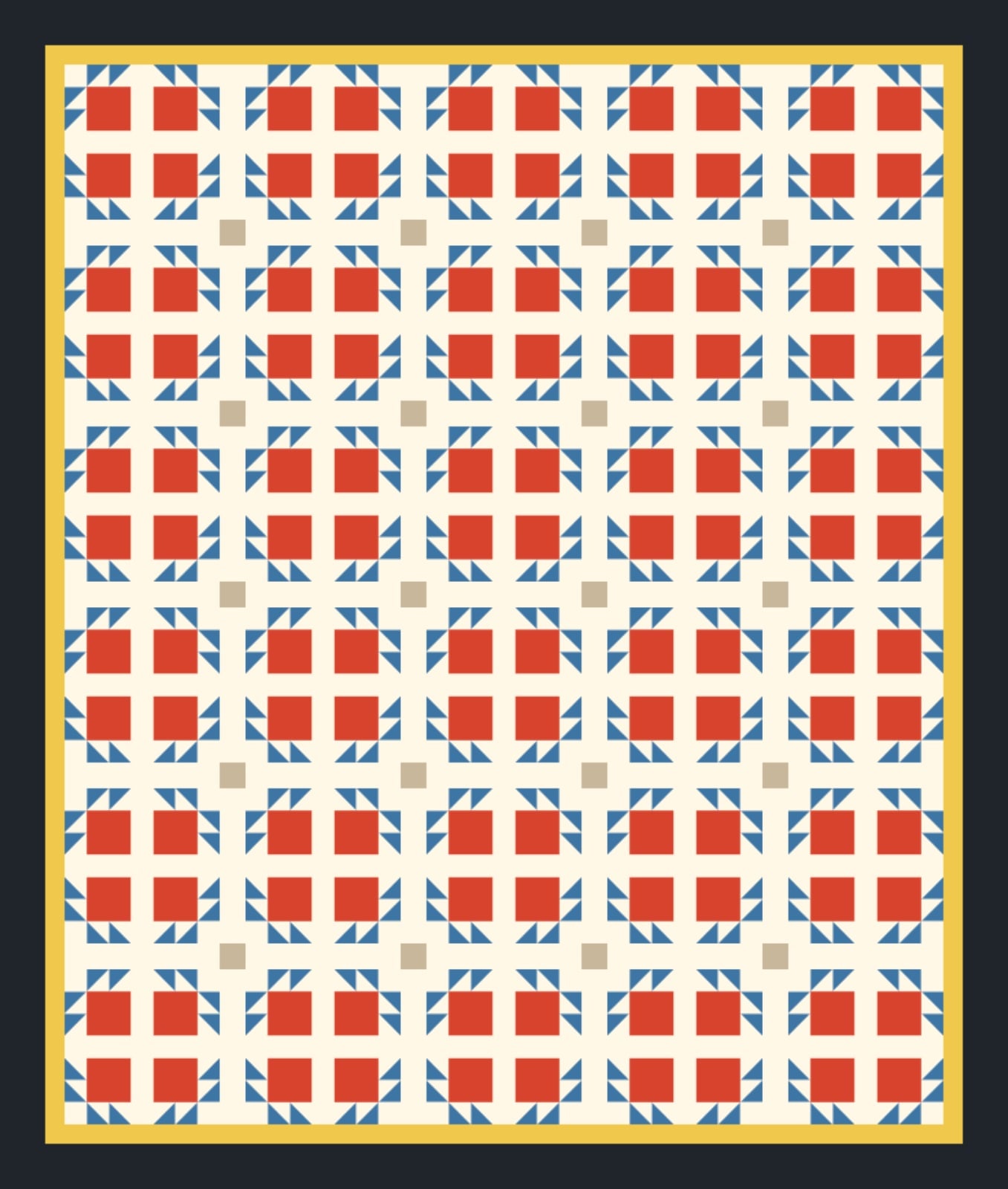 Barn Door Paws quilt by Rowan Mercer