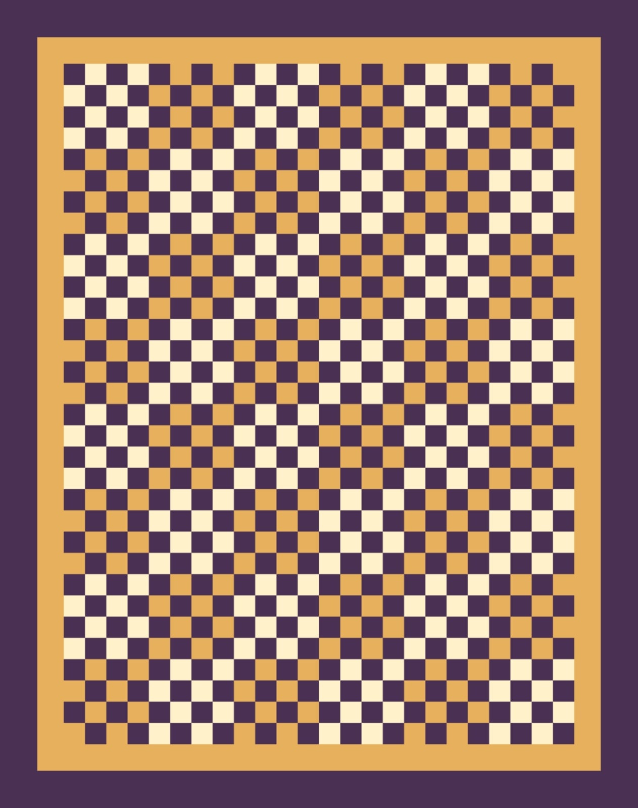 St Patrick's Day Chequer quilt by Candlewick Assembly