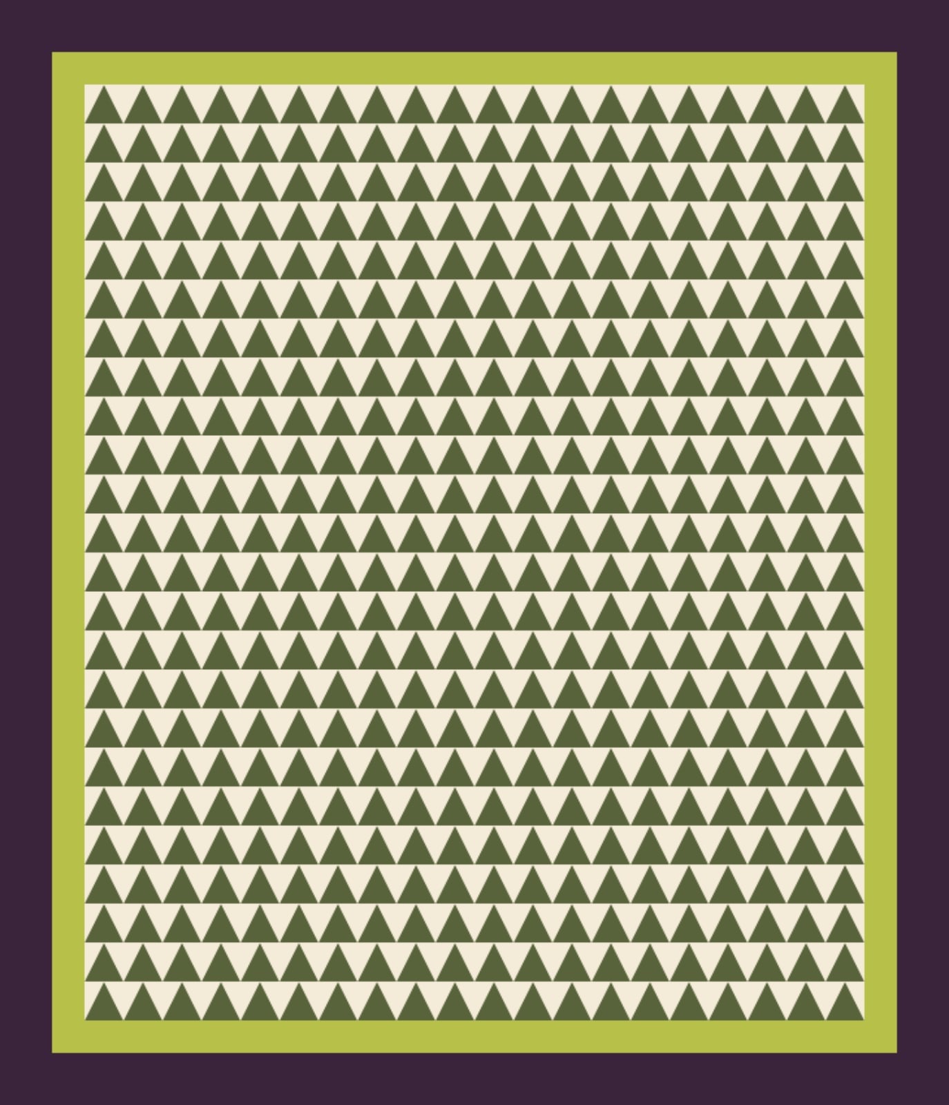 Moss Flock quilt by Nocturne Patchwork