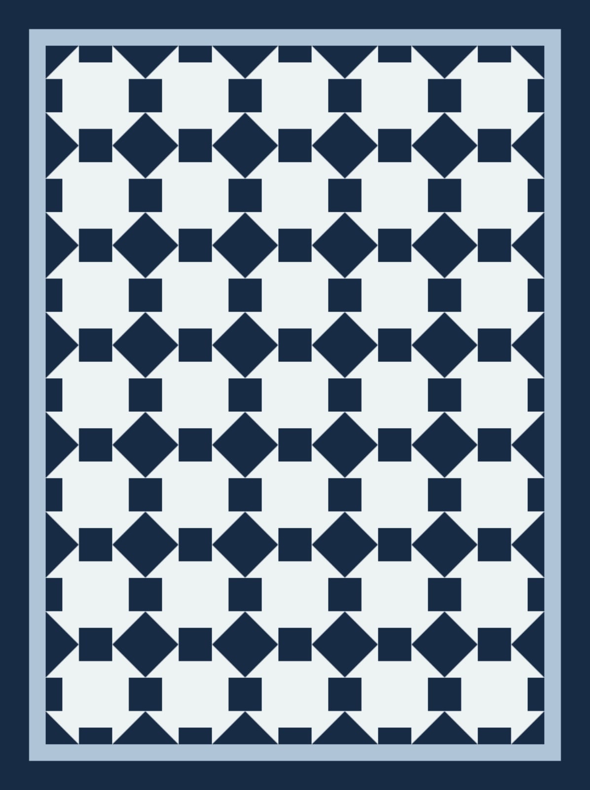 Ink Churn Dash quilt by Kelly K.