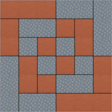 Bento Box Block quilt design
